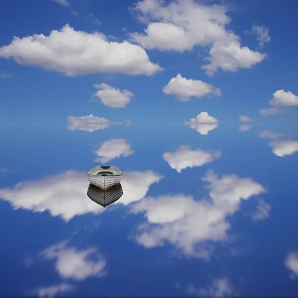 Weiße Wolken