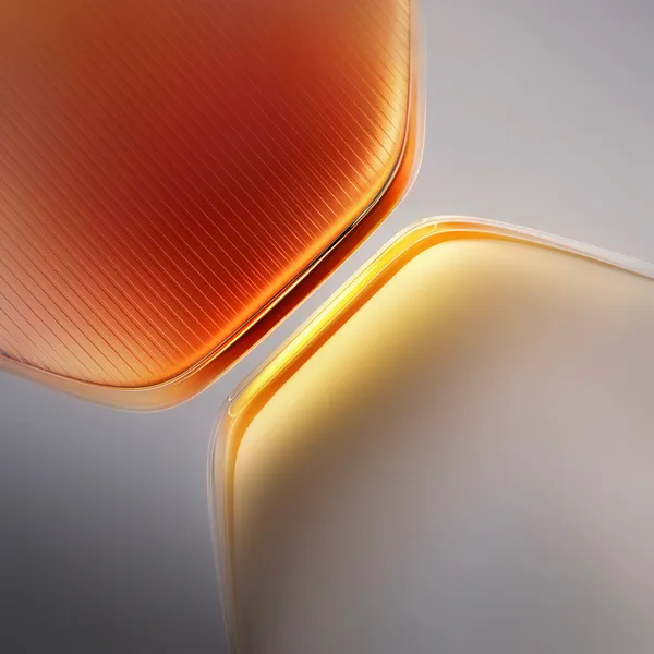 Orangefarbene Abstraktion