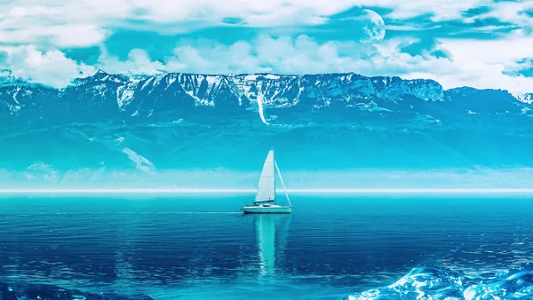 Ozeanblau