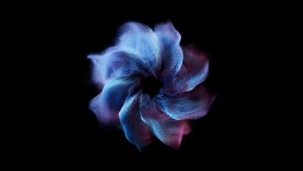 Abstrakt Blau