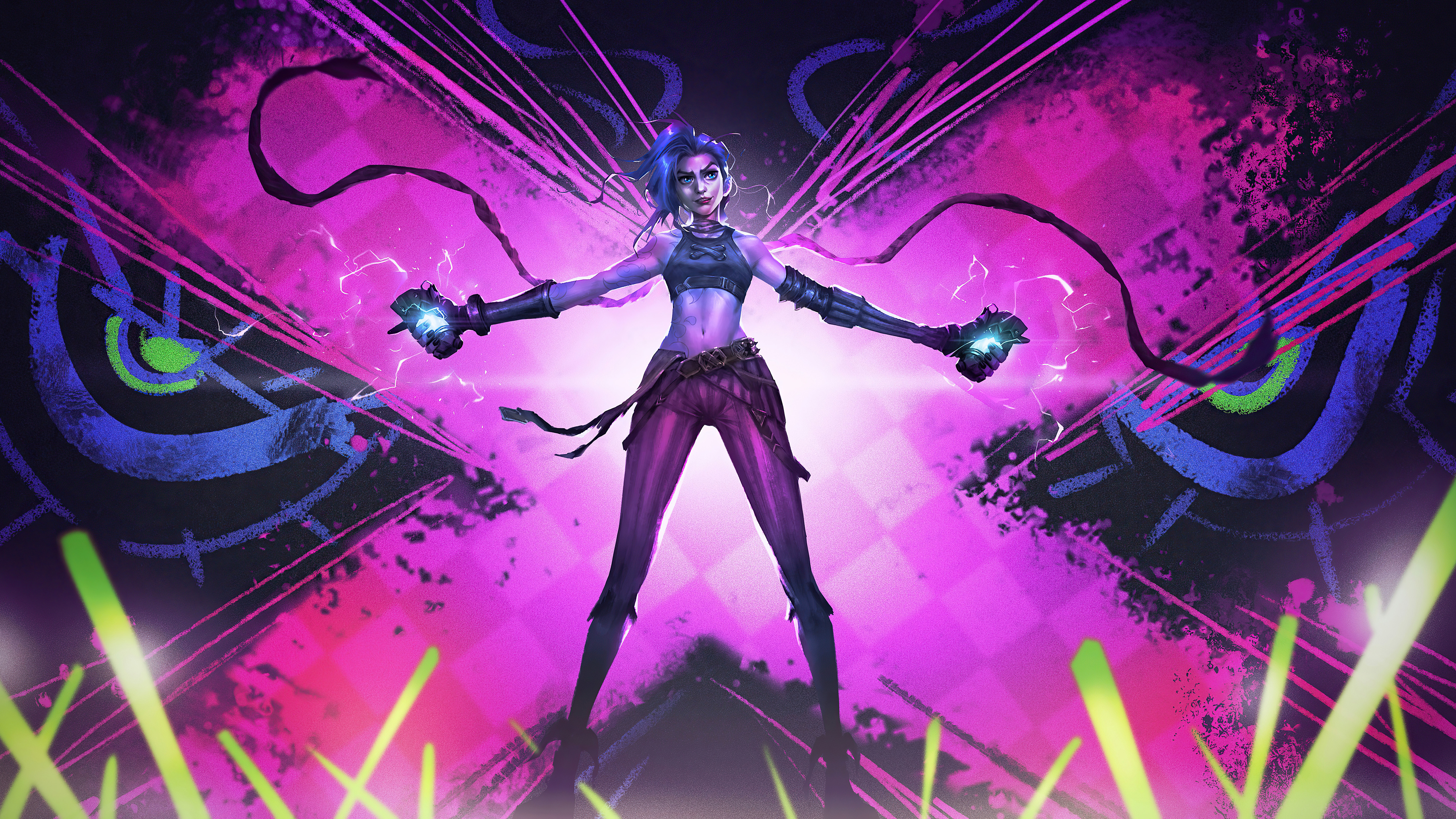 Arcane, 5K, Jinx, League of Legends, Netflix-Serie