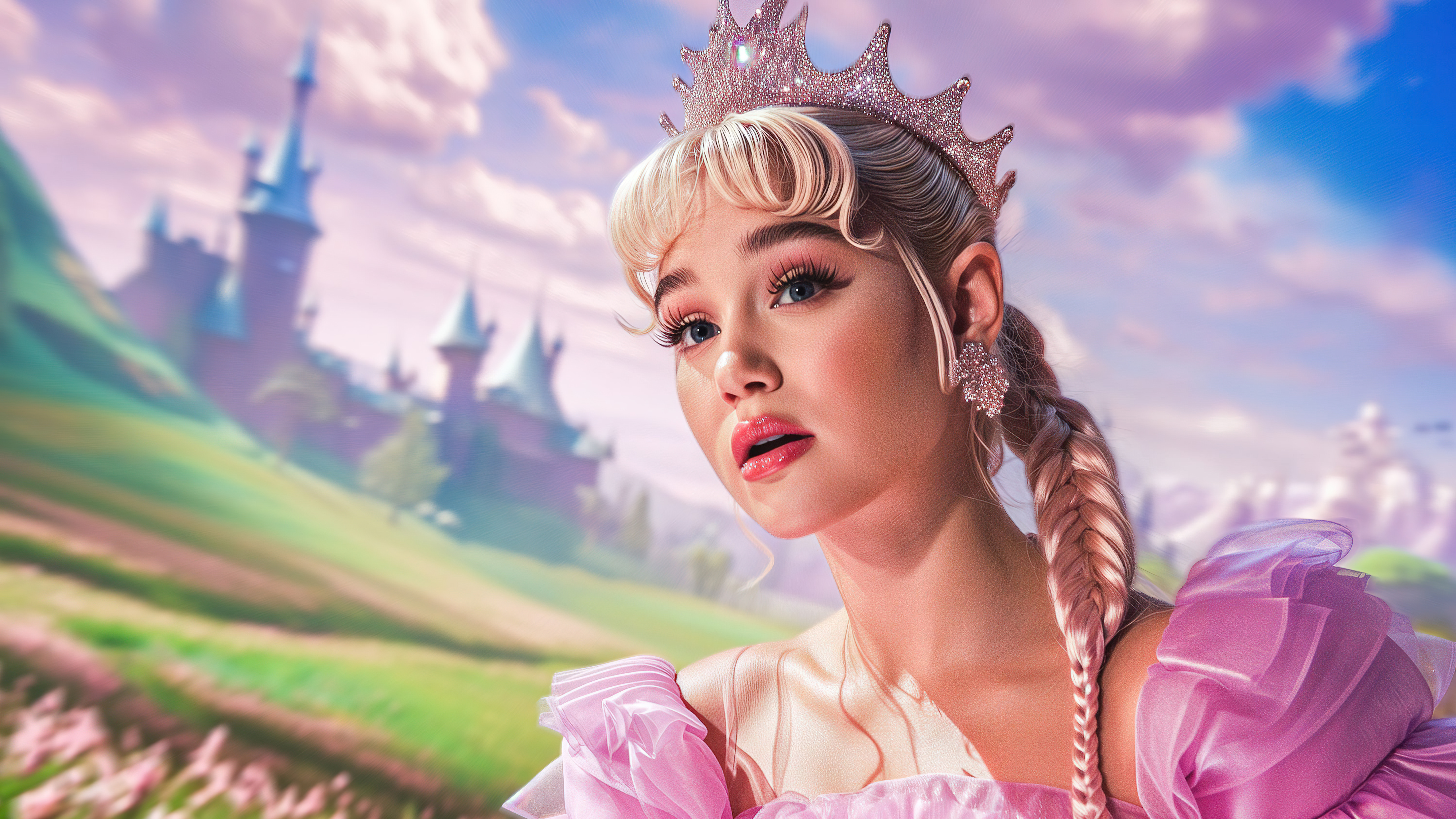 Ariana Grande, Wicked, 5K, Schönes Mädchen, Glinda