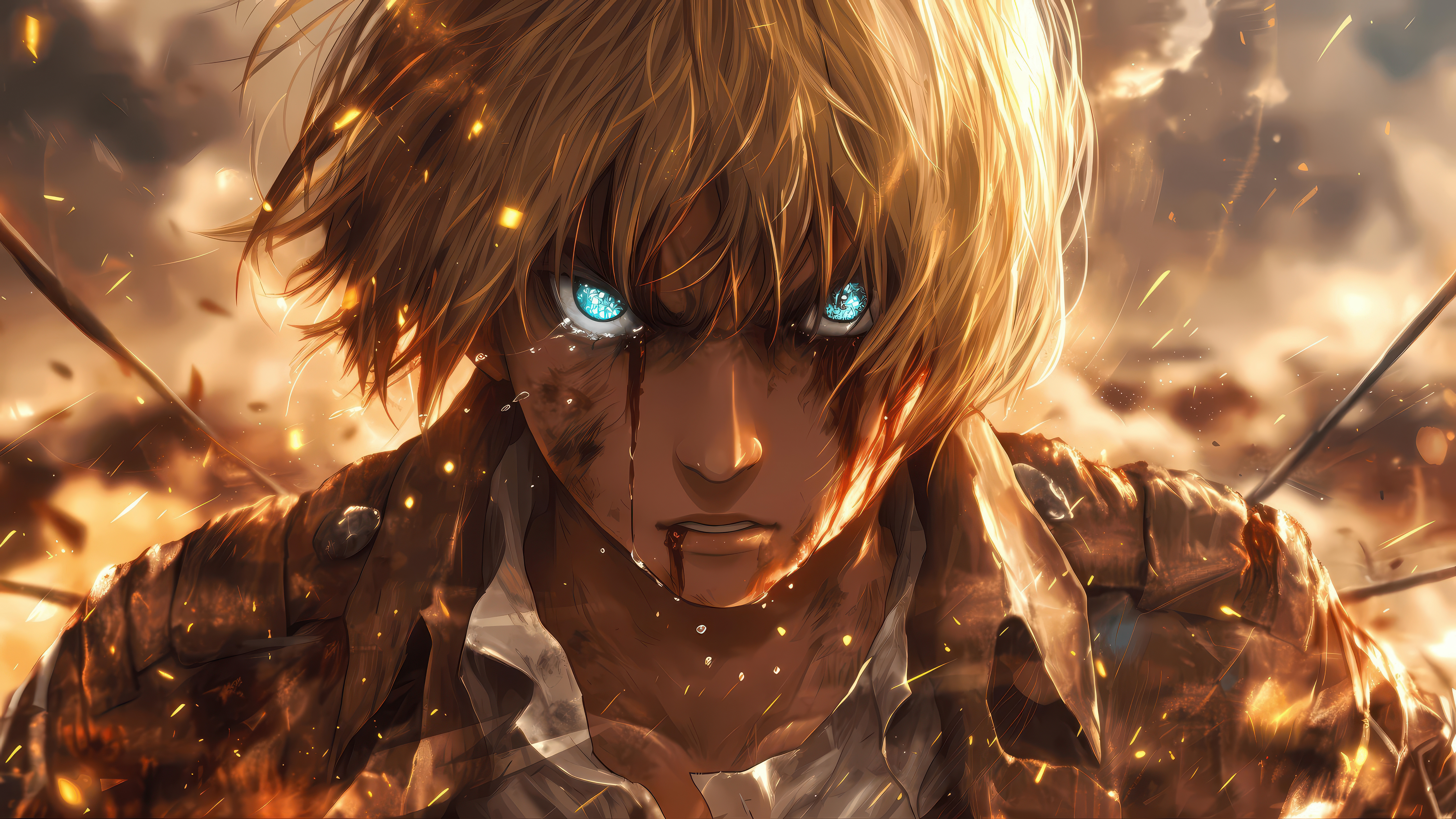 Armin Arlert, KI-Kunst, Attack on Titan, 5K