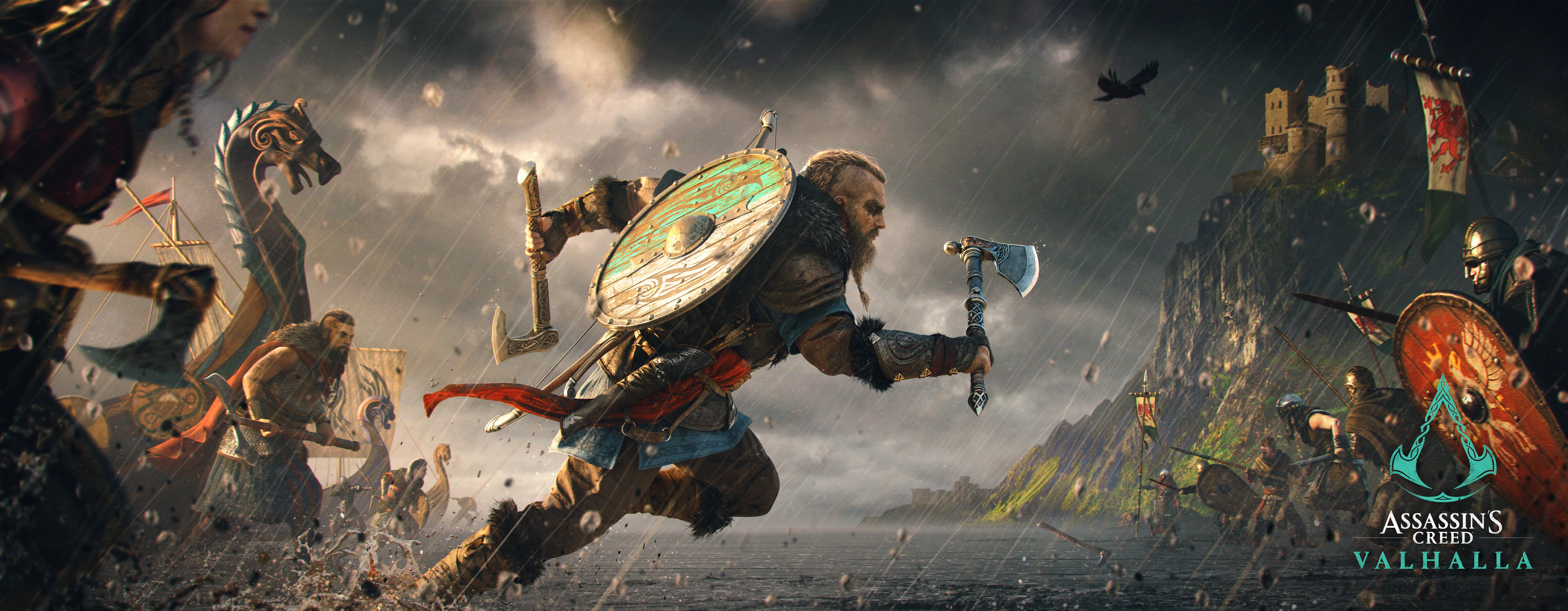Assassin's Creed Valhalla, Eivor, Wikinger-Plünderin, Wikinger, PC-Spiele, PlayStation 4, PlayStation 5, Xbox One, Xbox Series X, Spiele von 2020, 5K