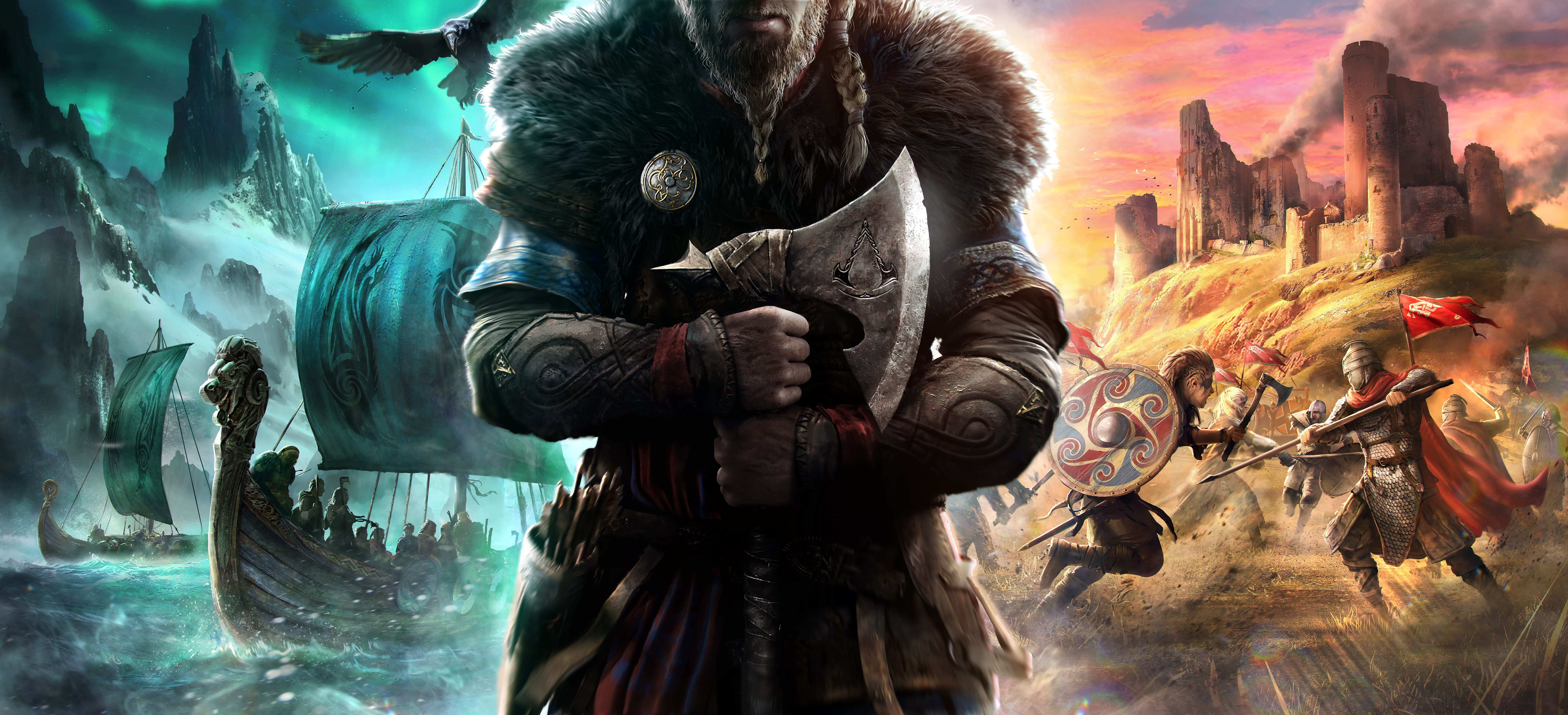Assassin's Creed Valhalla, PlayStation 5, Eivor, Wikinger-Plünderin, PC-Spiele, PlayStation 4, Xbox One, Xbox Series X, Spiele von 2020, 5K, 8K