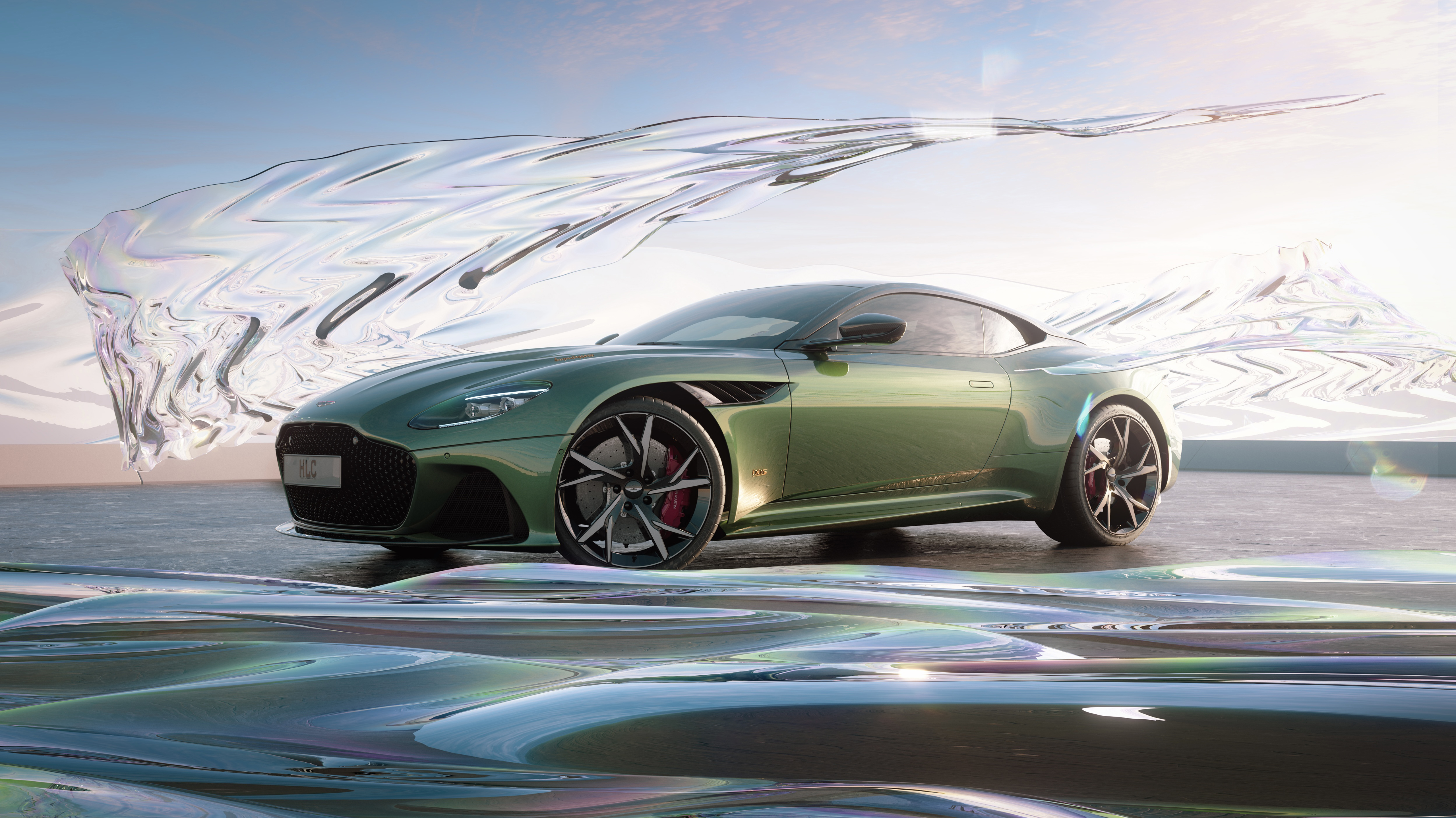 Aston Martin DBS, CGI, 5K, Supersportwagen