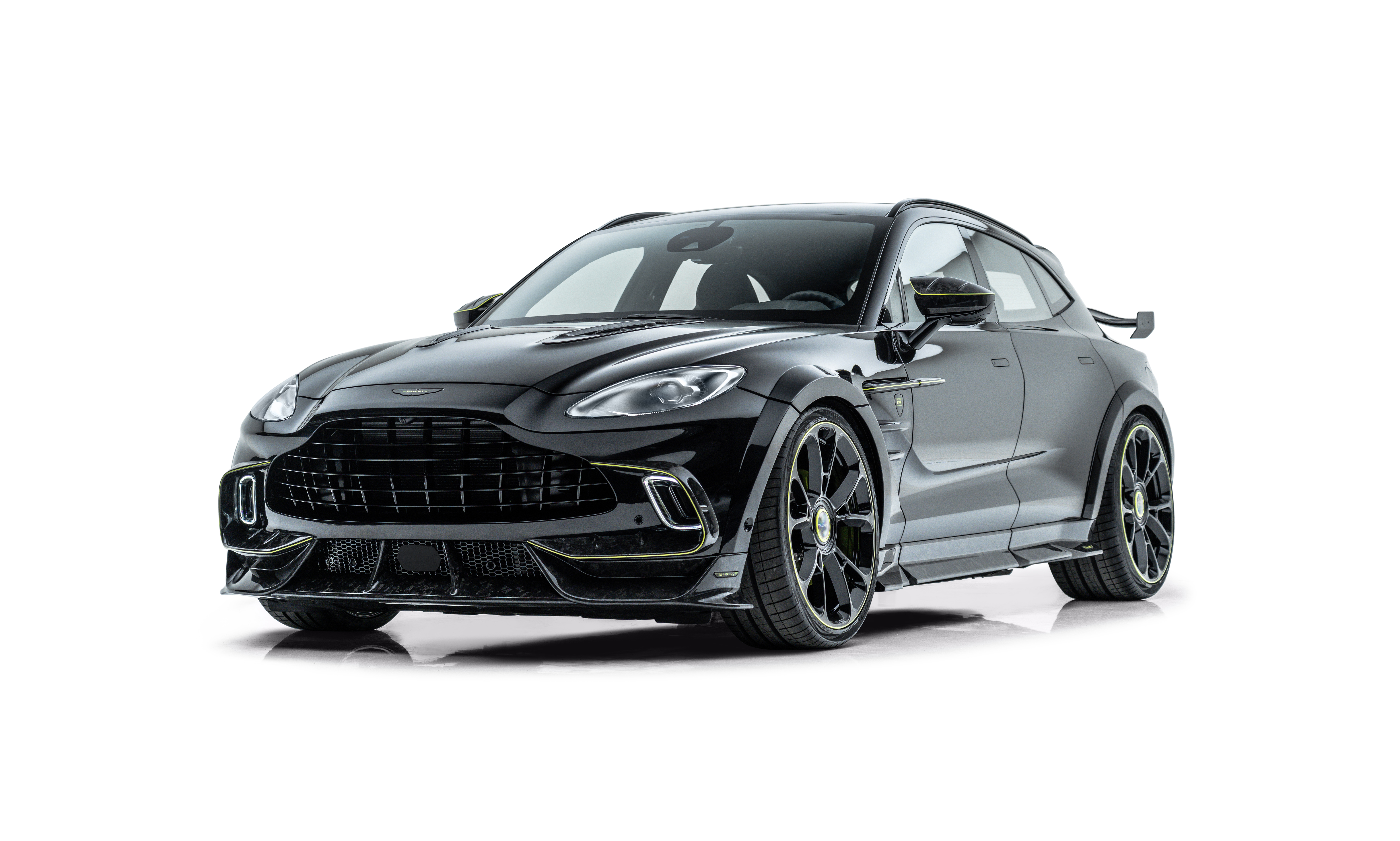 Aston Martin DBX, Mansory, 2021, 5K, 8K, weißer Hintergrund