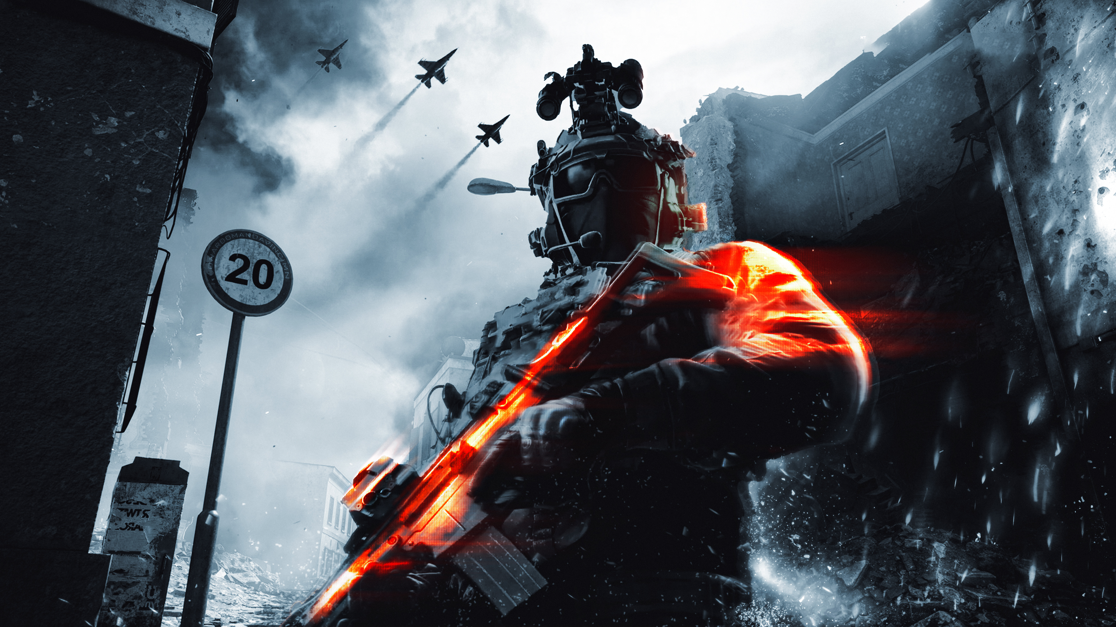 Battlefield, Taktische Ausrüstung, Soldat, Game Art