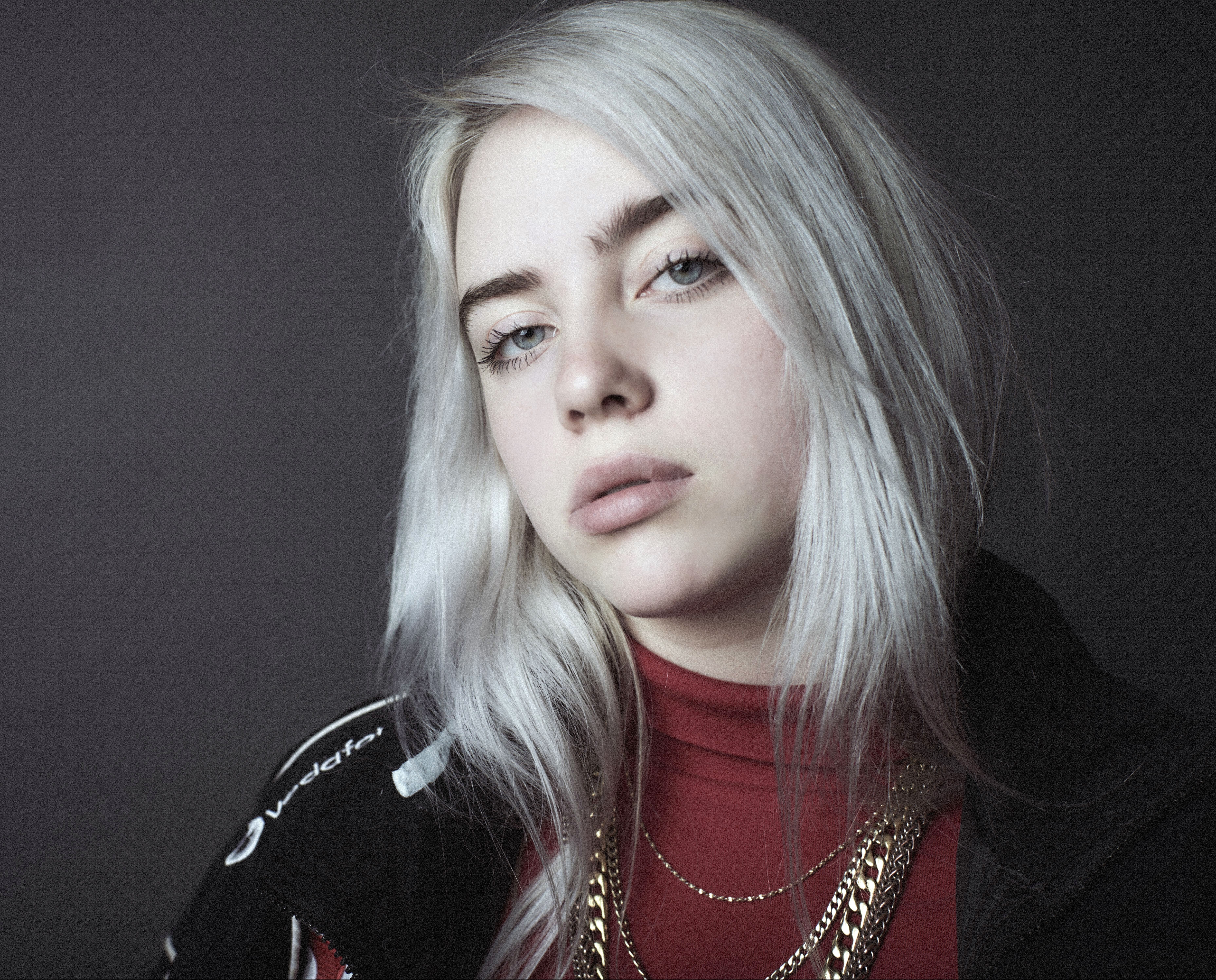 Billie Eilish, Porträt, Amerikanische Sängerin, 5K, 8K