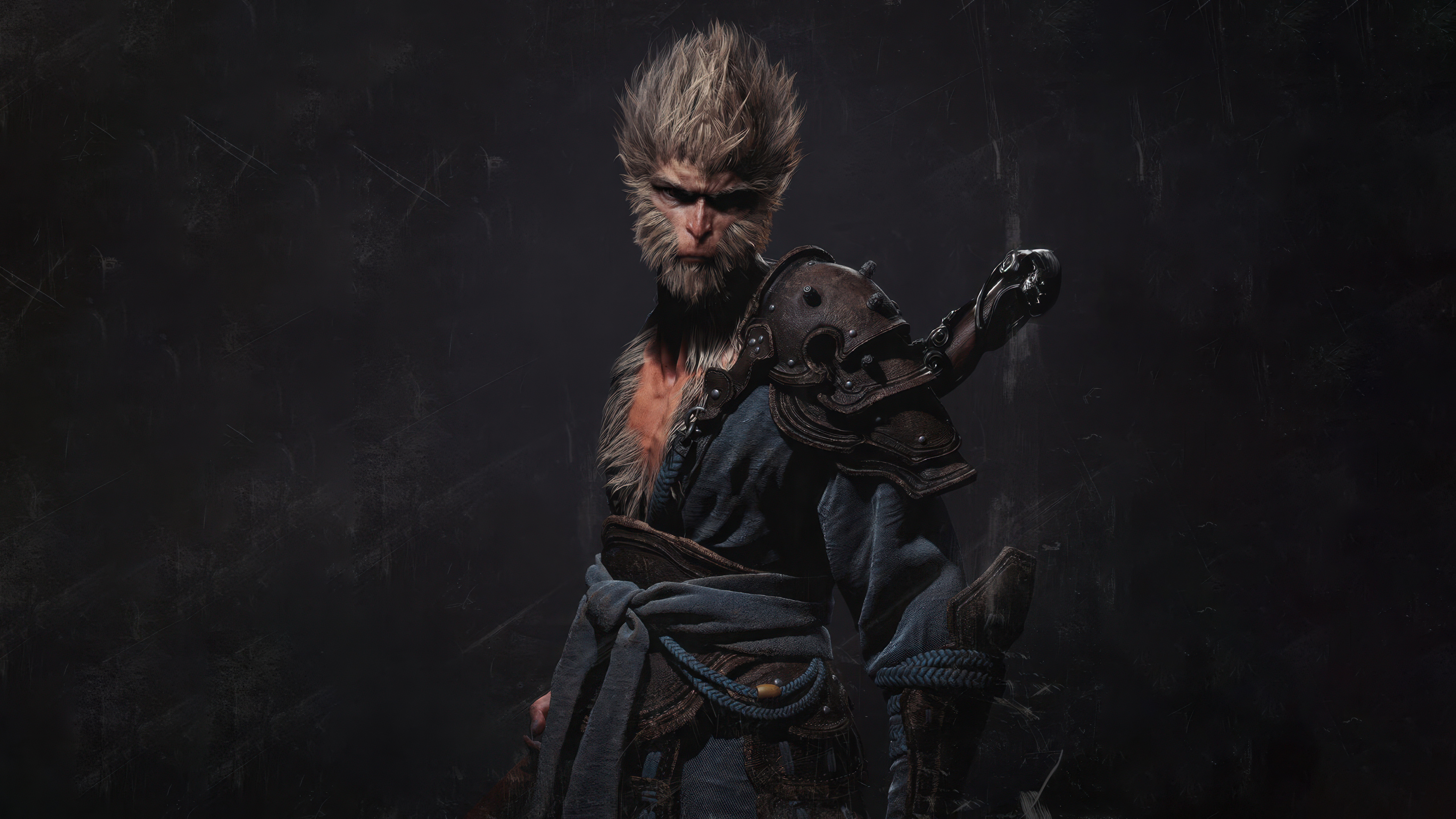 Black Myth: Wukong, Dunkler Hintergrund, Destined One, Spiele 2024, 5K