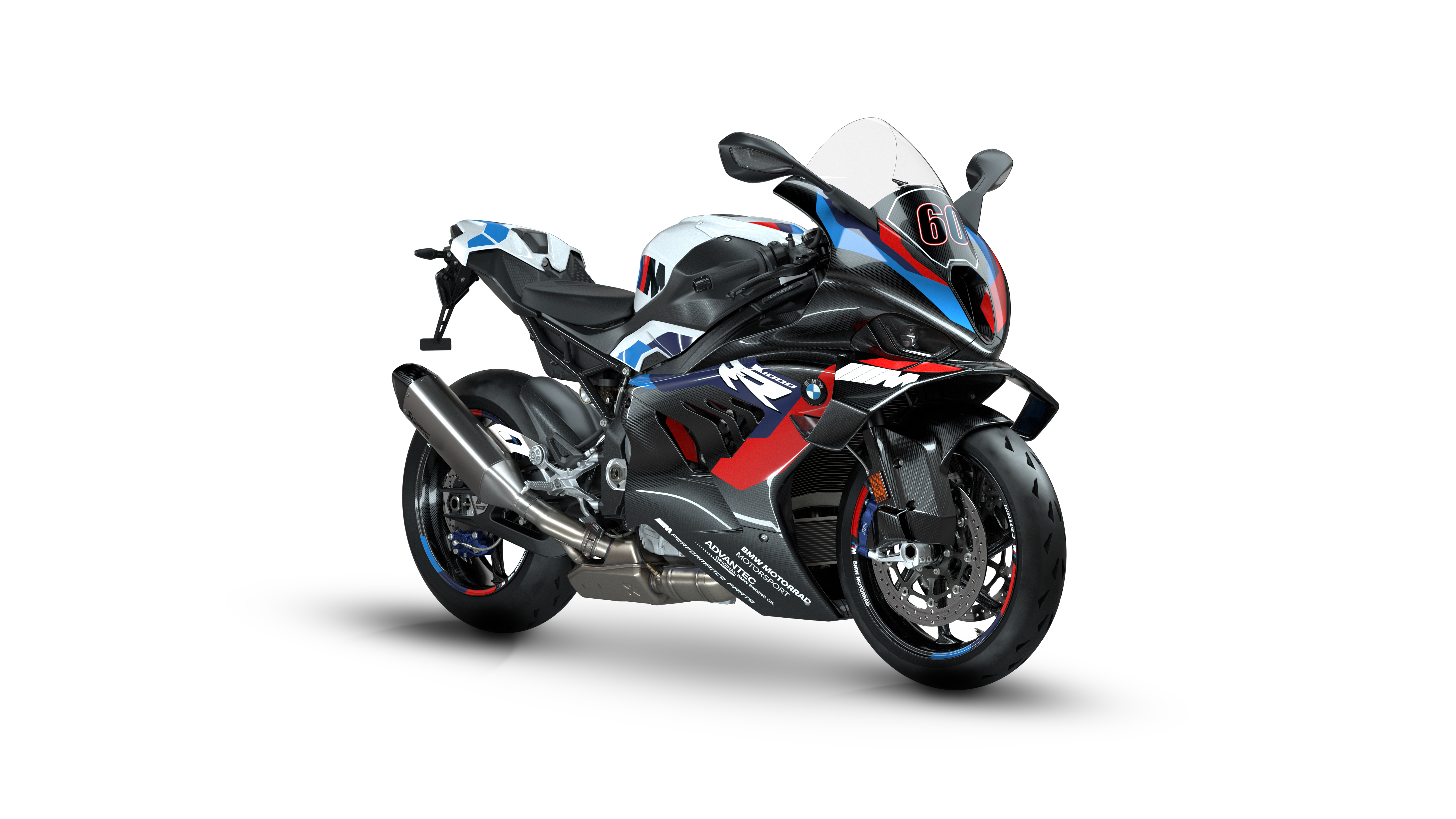 BMW M 1000 RR, WSBK Champion Edition, 2024, Weißer Hintergrund, 5K, Superbike World Championship