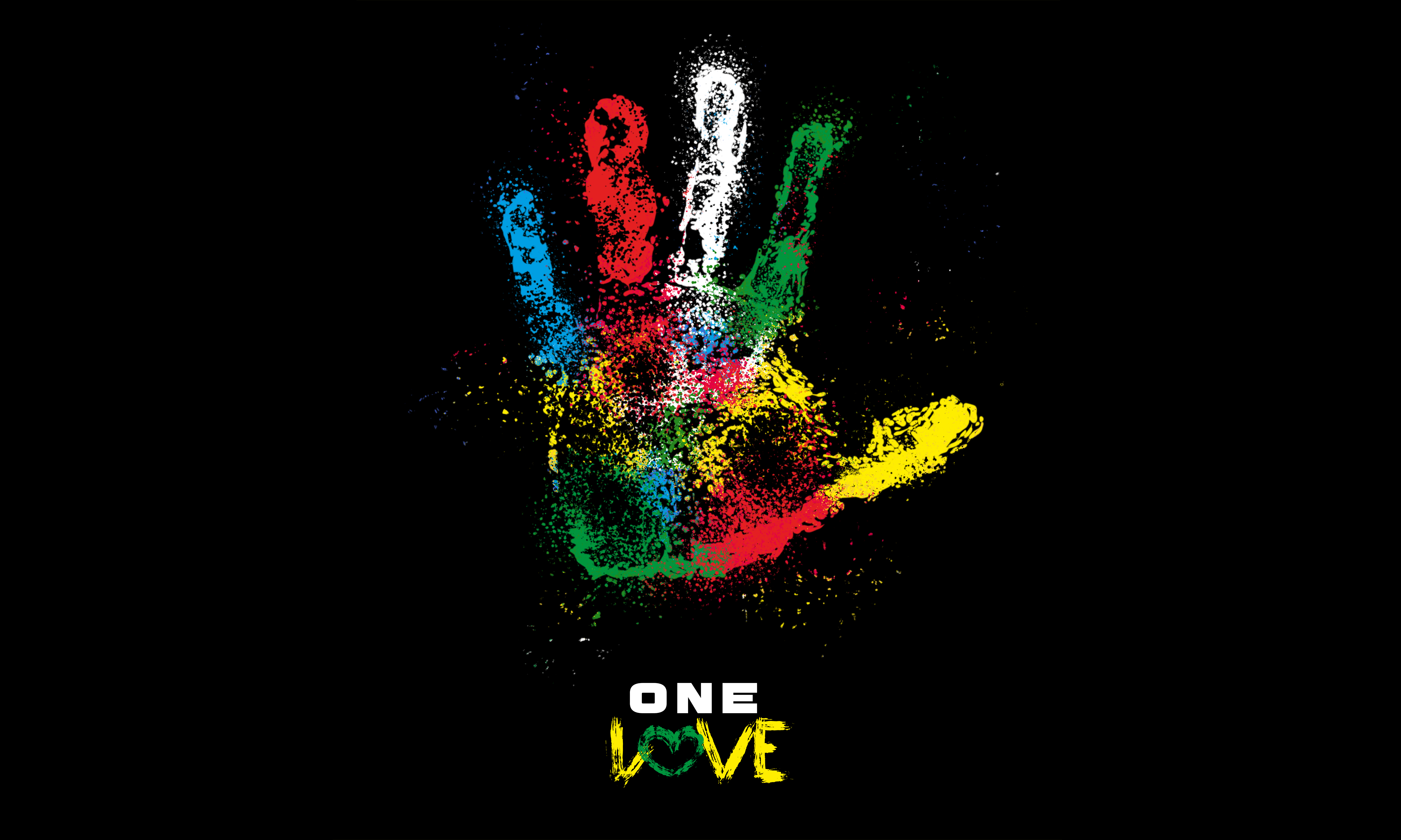 Bob Marley, One Love, 10K, Musical, 5K, 8K, schwarzer Hintergrund, AMOLED