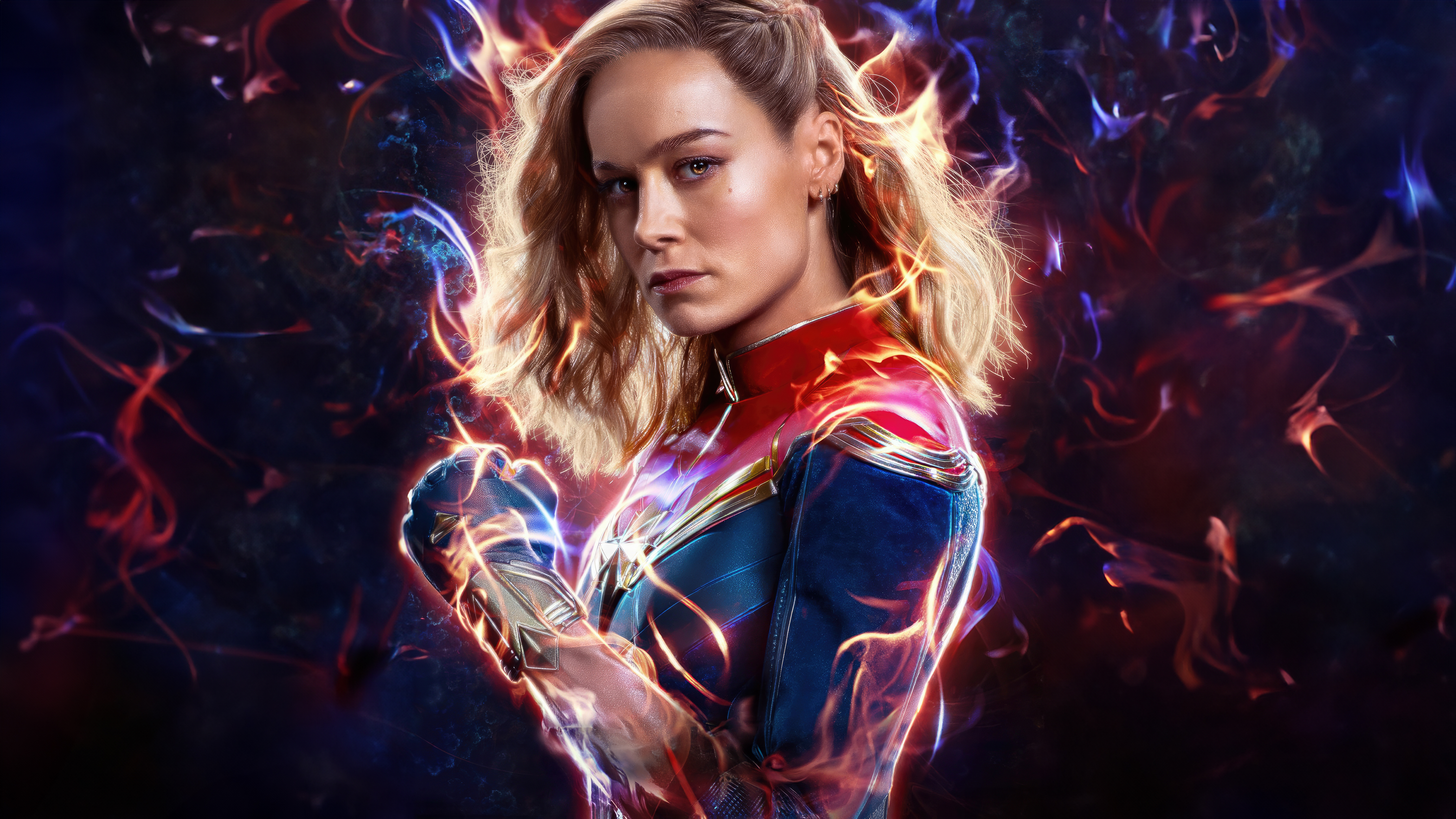 Brie Larson, The Marvels, Captain Marvel, 2023 Filme, Marvel Comics, 5K, Carol Danvers
