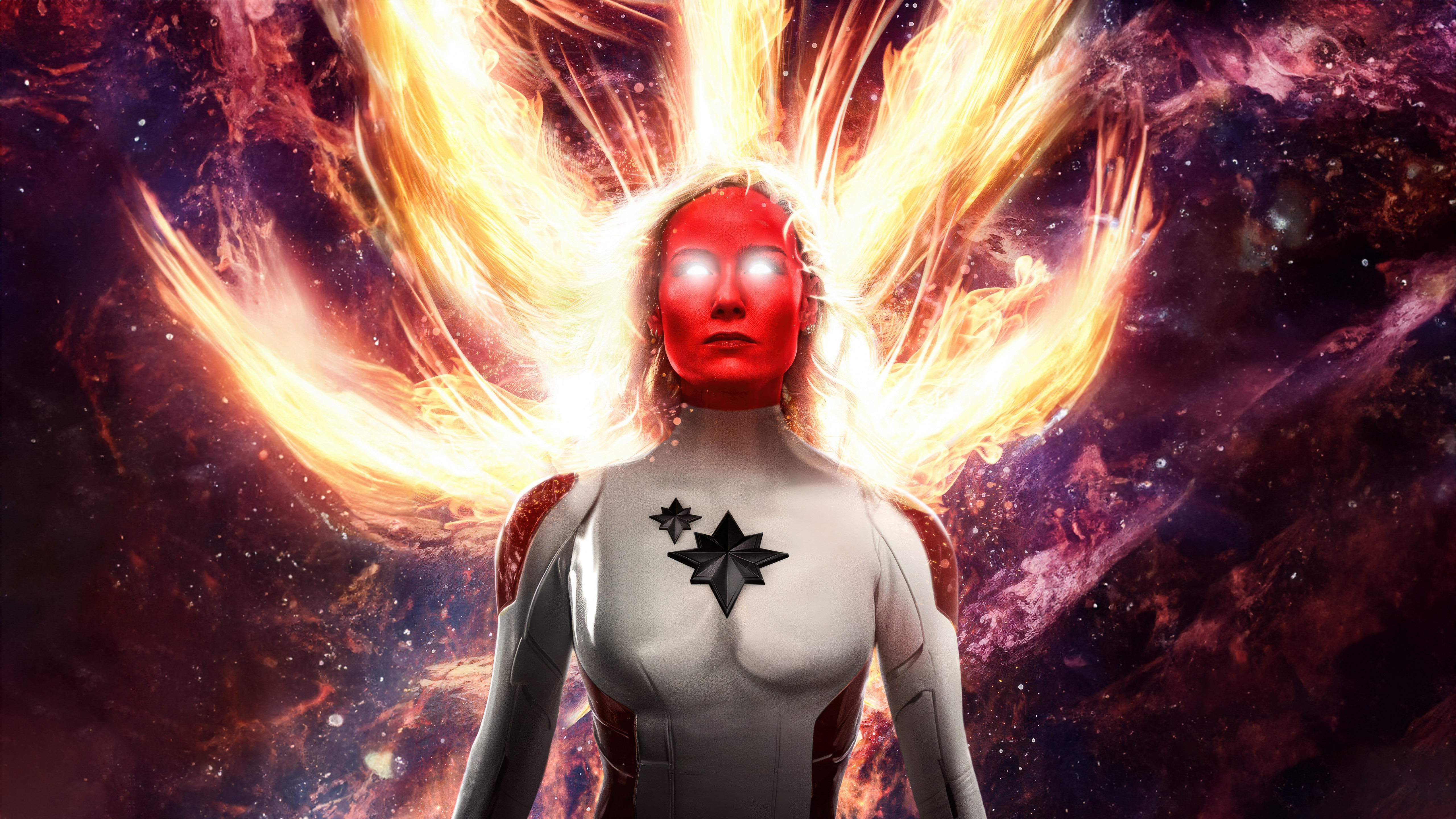 Captain Marvel, Binary, Carol Danvers, 5K