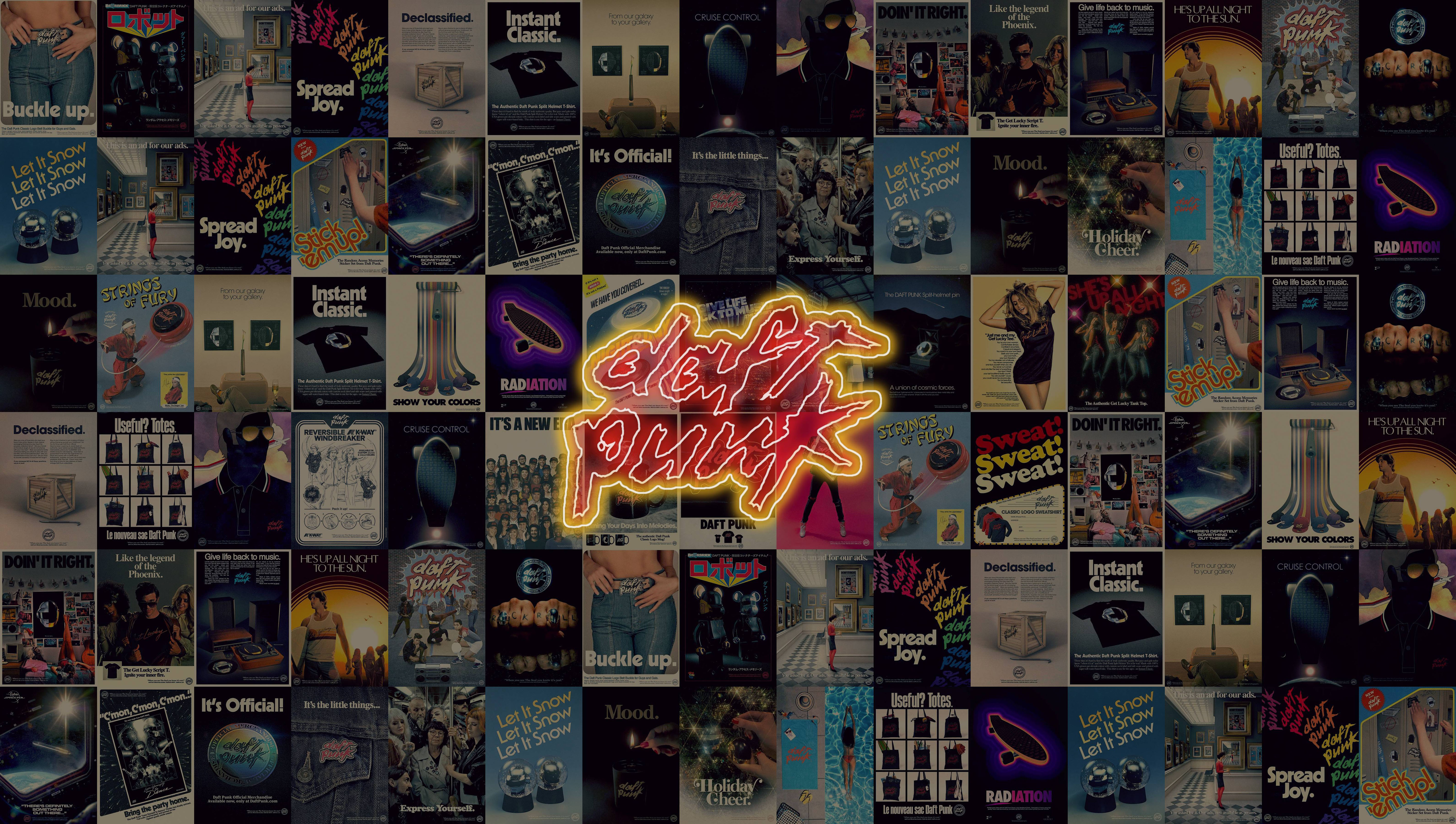 Daft Punk, Neonlicht, Albumcover, 5K
