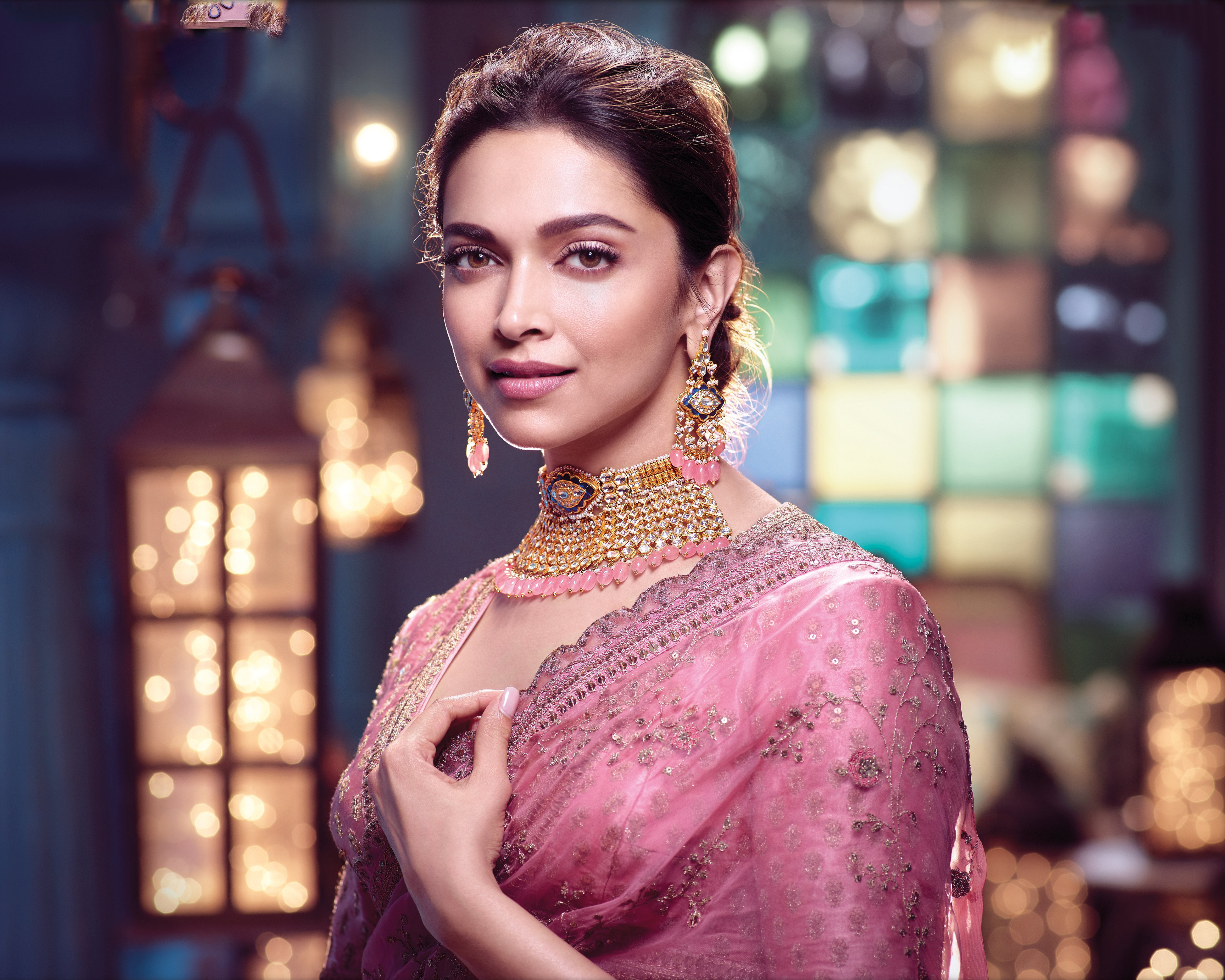 Deepika Padukone, Schmuck, Indische Schauspielerin, Wunderschöne Schauspielerin, Porträt, 5K, 2022