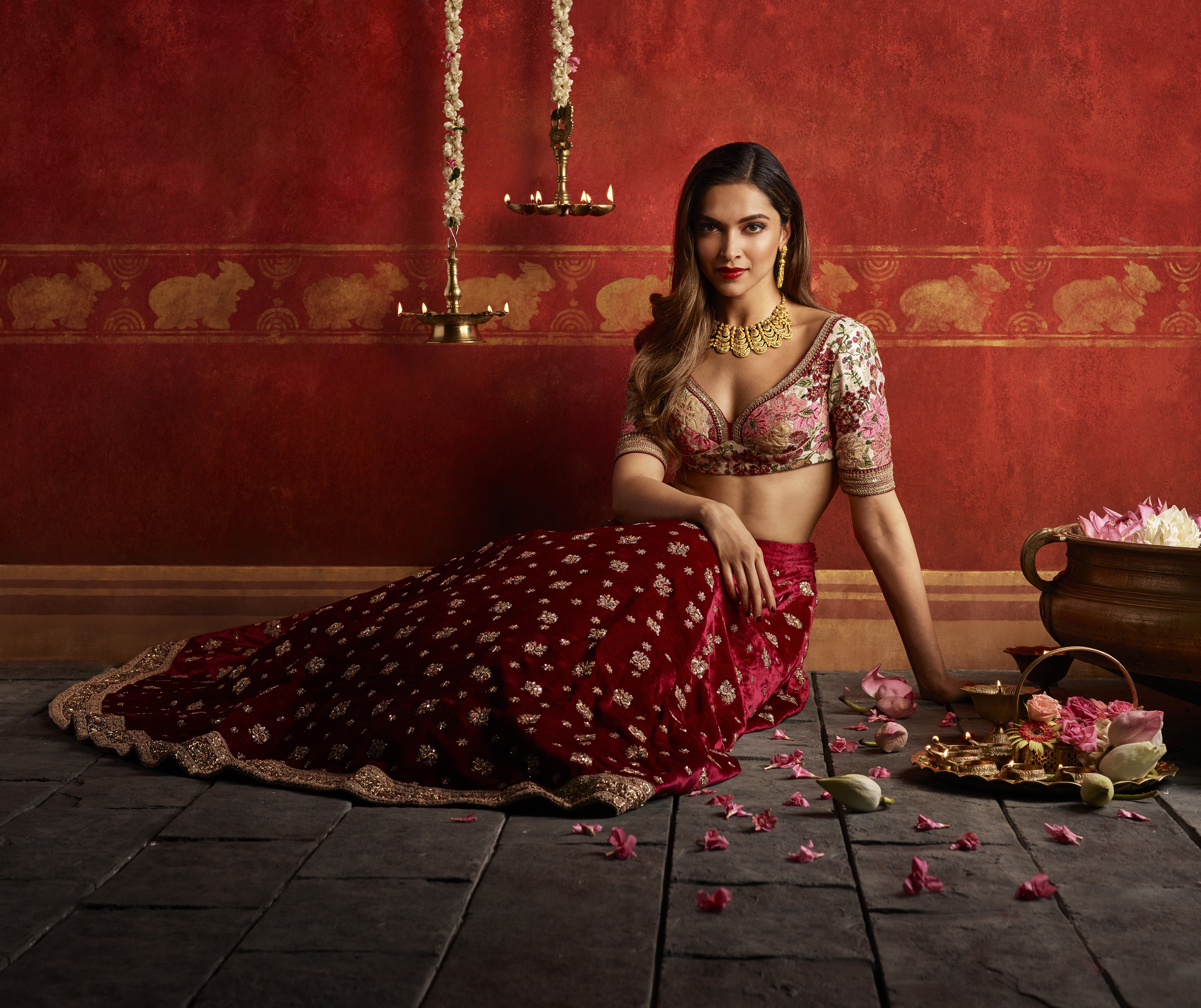 Deepika Padukone, Traditionell, Indische Schauspielerin, Bollywood-Schauspielerin, Fotoshooting