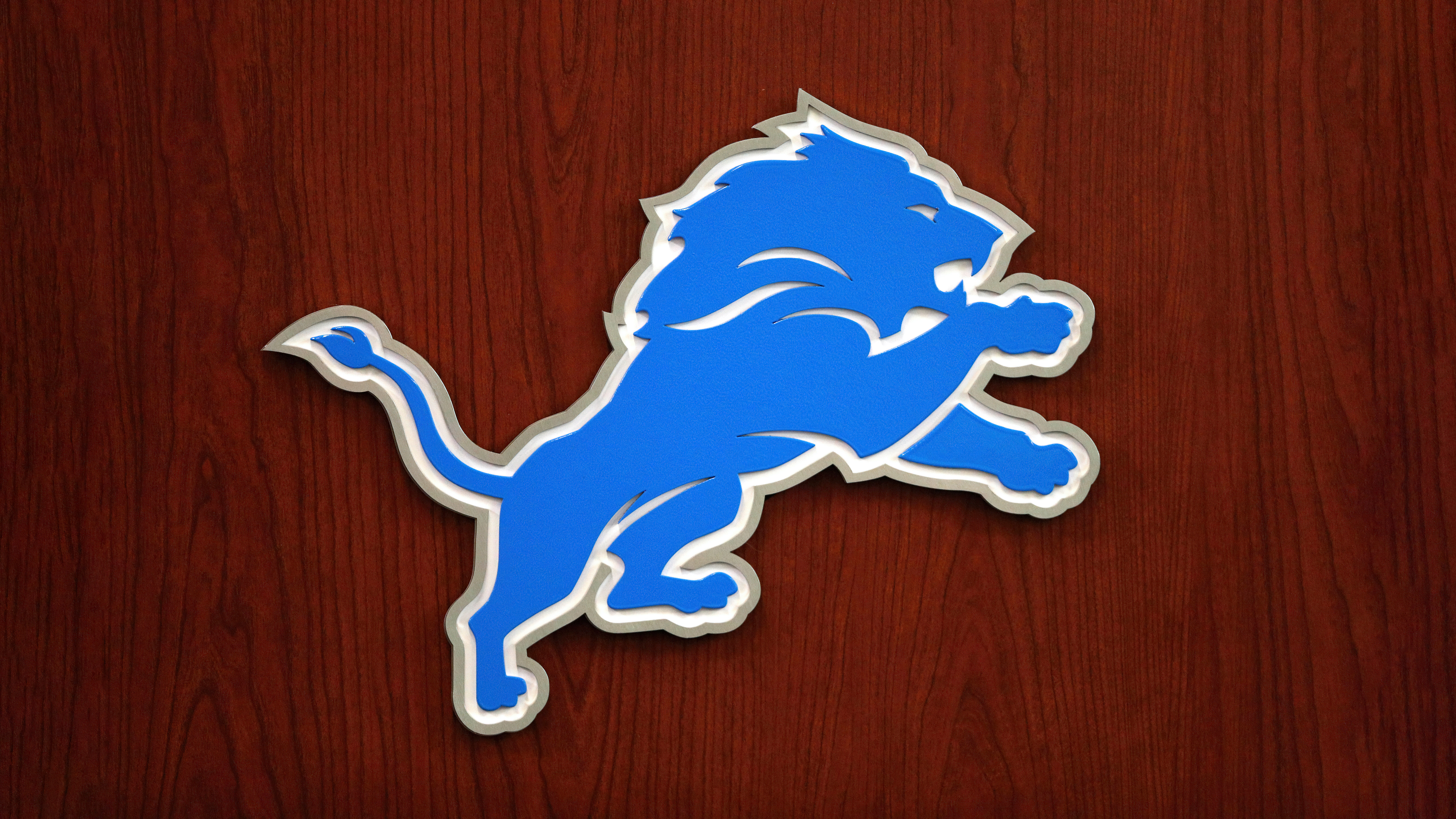 Detroit Lions, 8K, American-Football-Team, NFL-Team, Holzhintergrund, 5K