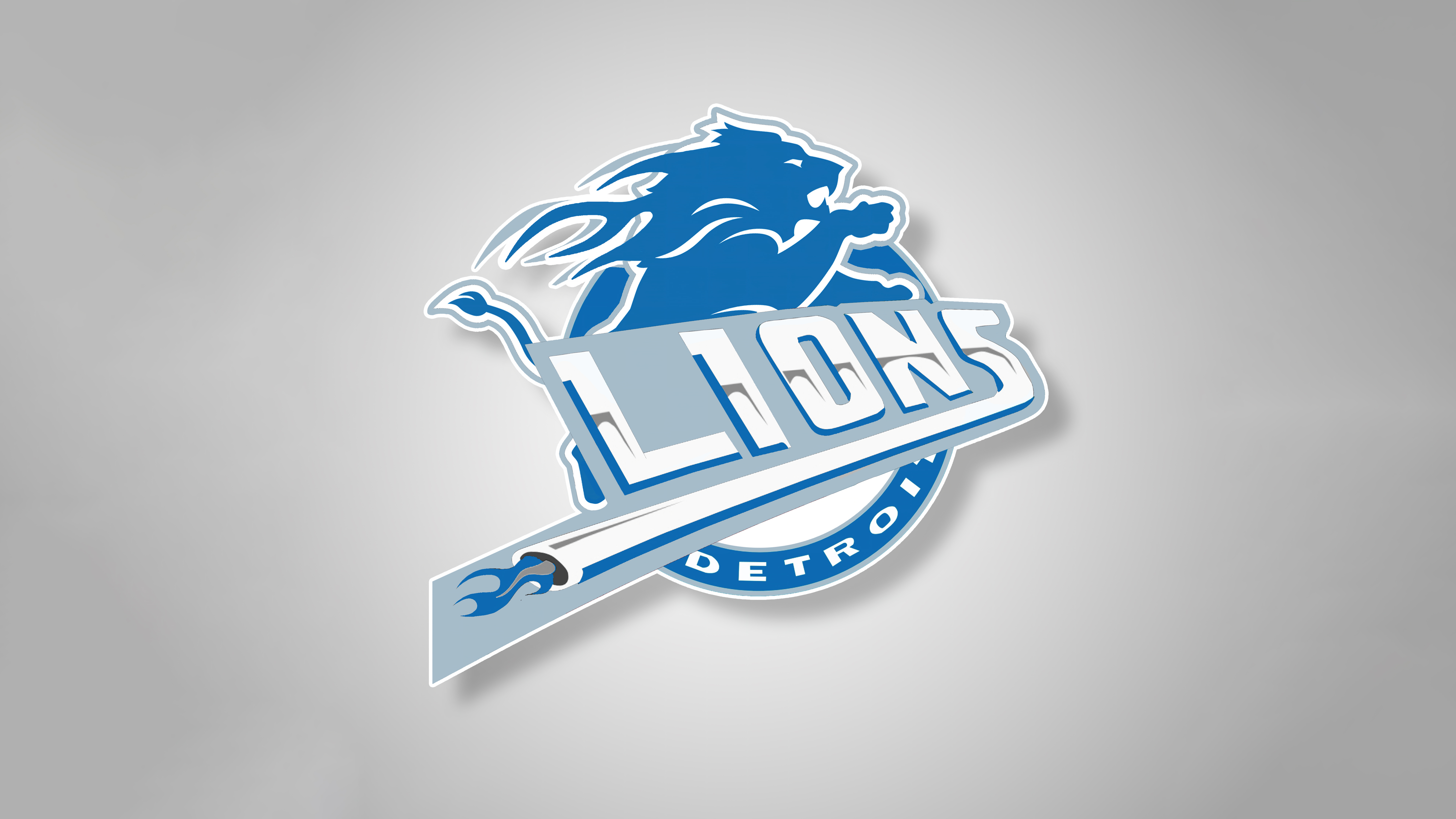 Detroit Lions, Emblem, 8K, American-Football-Team, NFL-Team, 5K