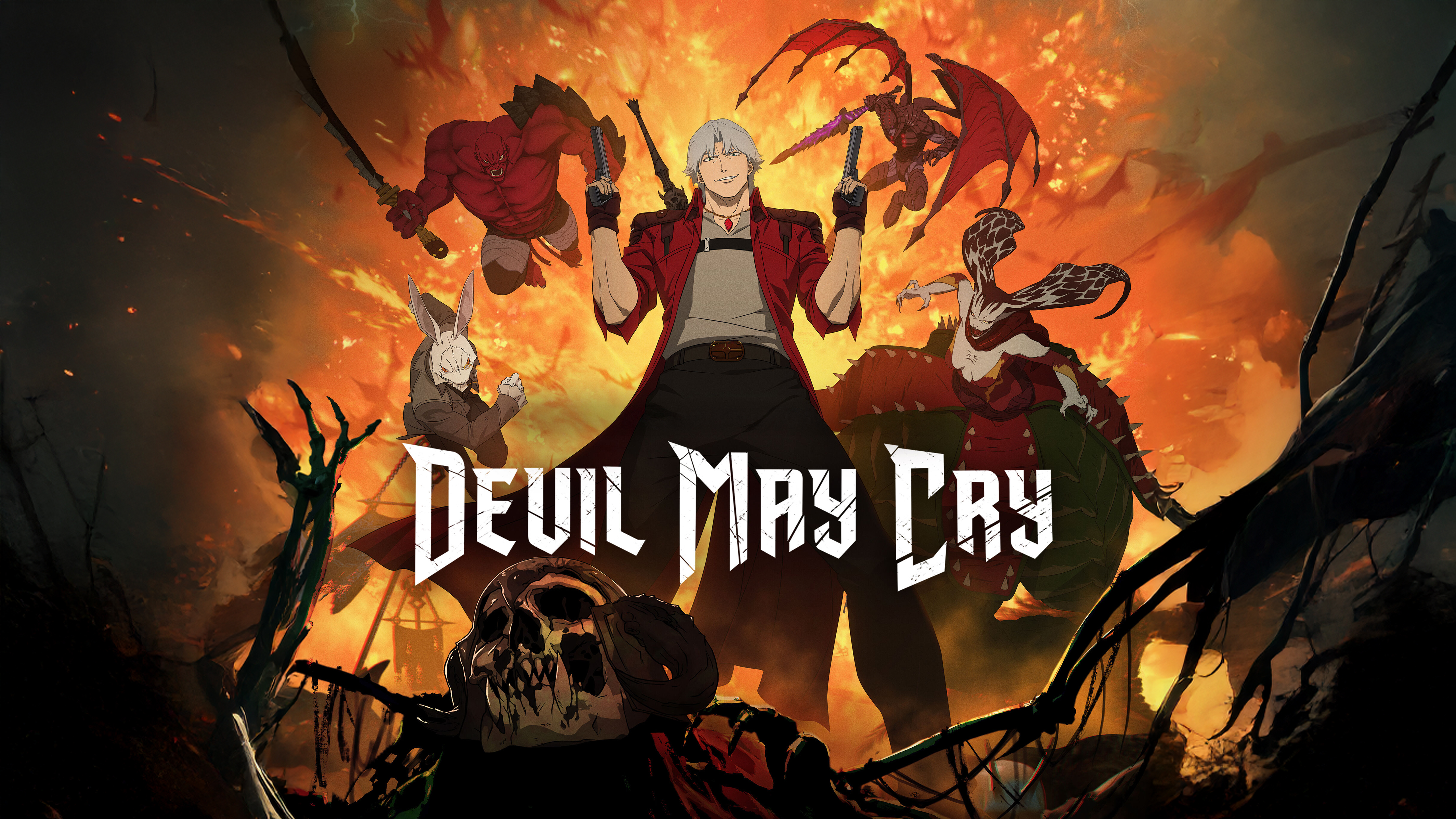 Devil May Cry, Serie von 2025, Netflix-Serie, 5K, Dante, Animationsserie
