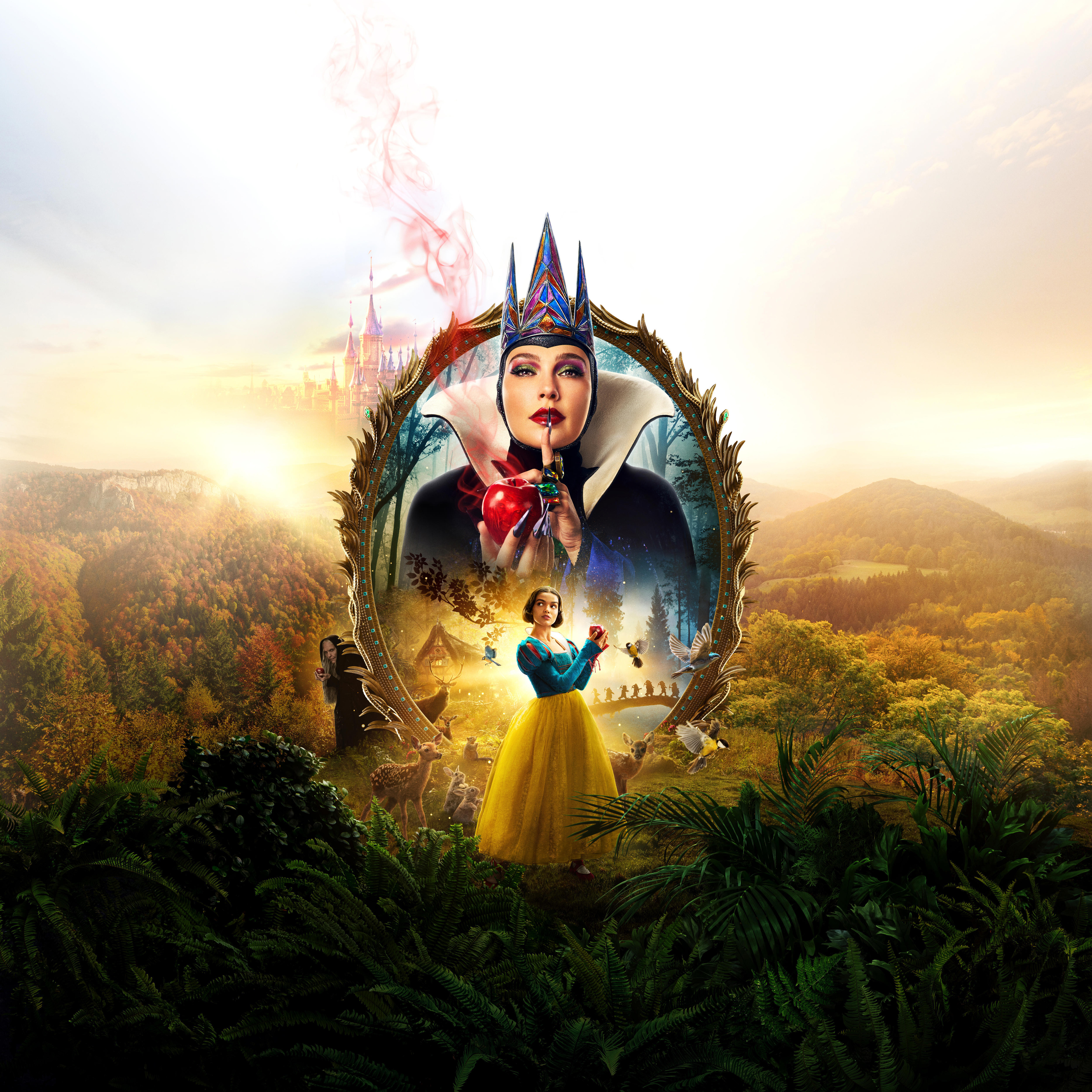Disney, Schneewittchen, Gal Gadot, Rachel Zegler, Disney-Filme, Disney-Prinzessin, 5K, Filme 2025