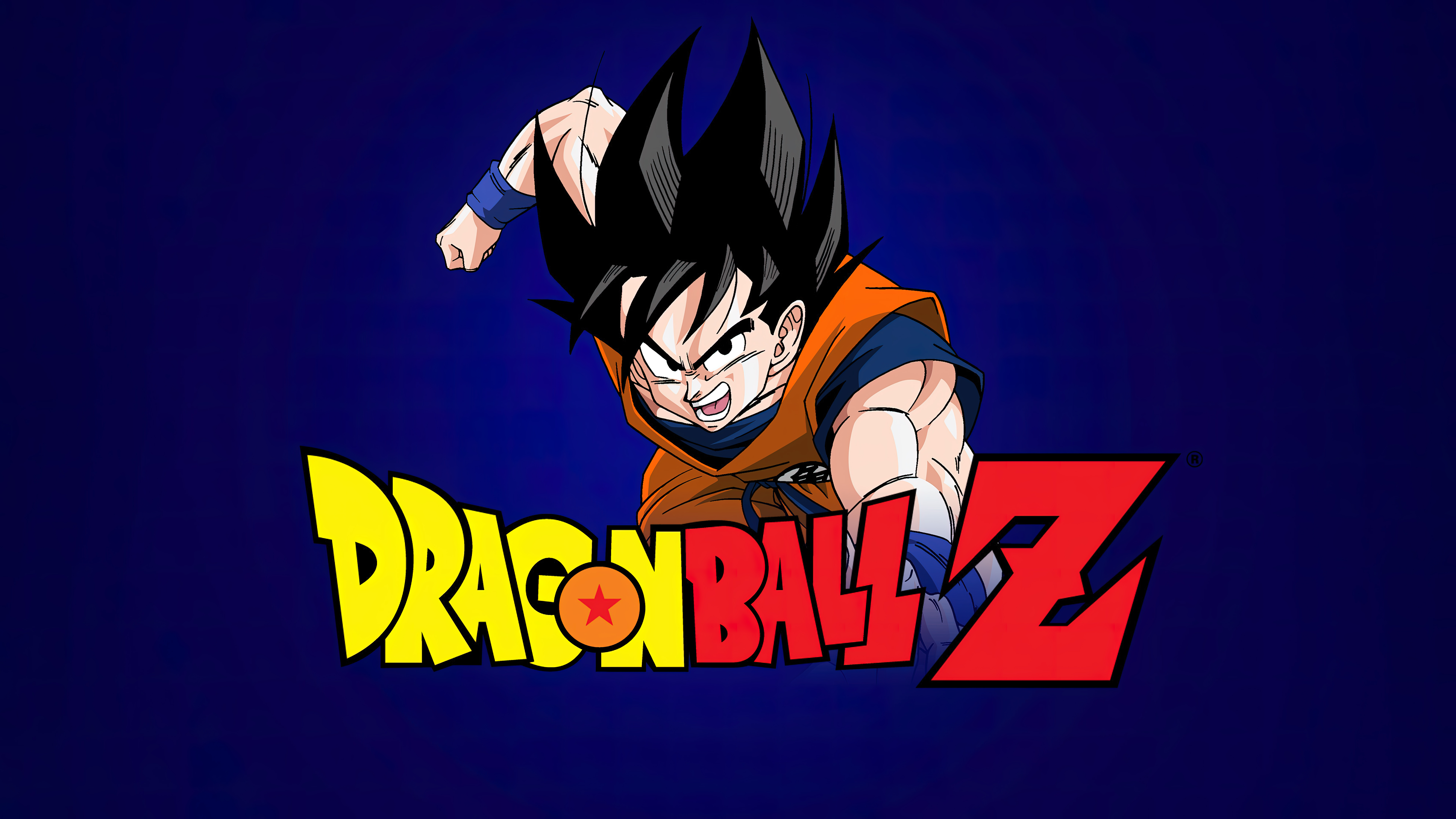 Dragon Ball Z, 8K, Son Goku, 5K, Blauer Hintergrund
