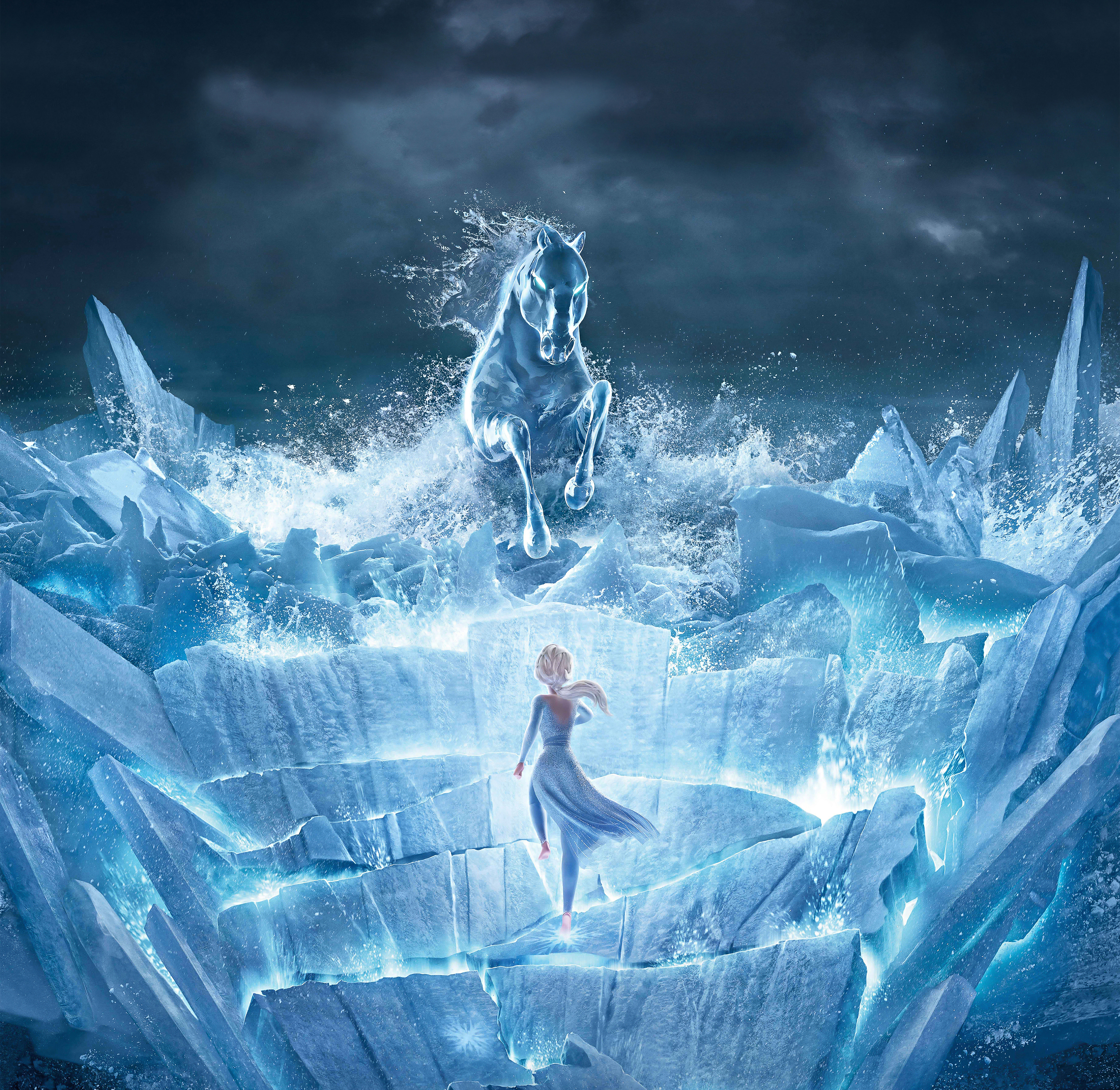 Elsa, Die Eiskönigin 2, Der Nokk, Wassergeist, Animation