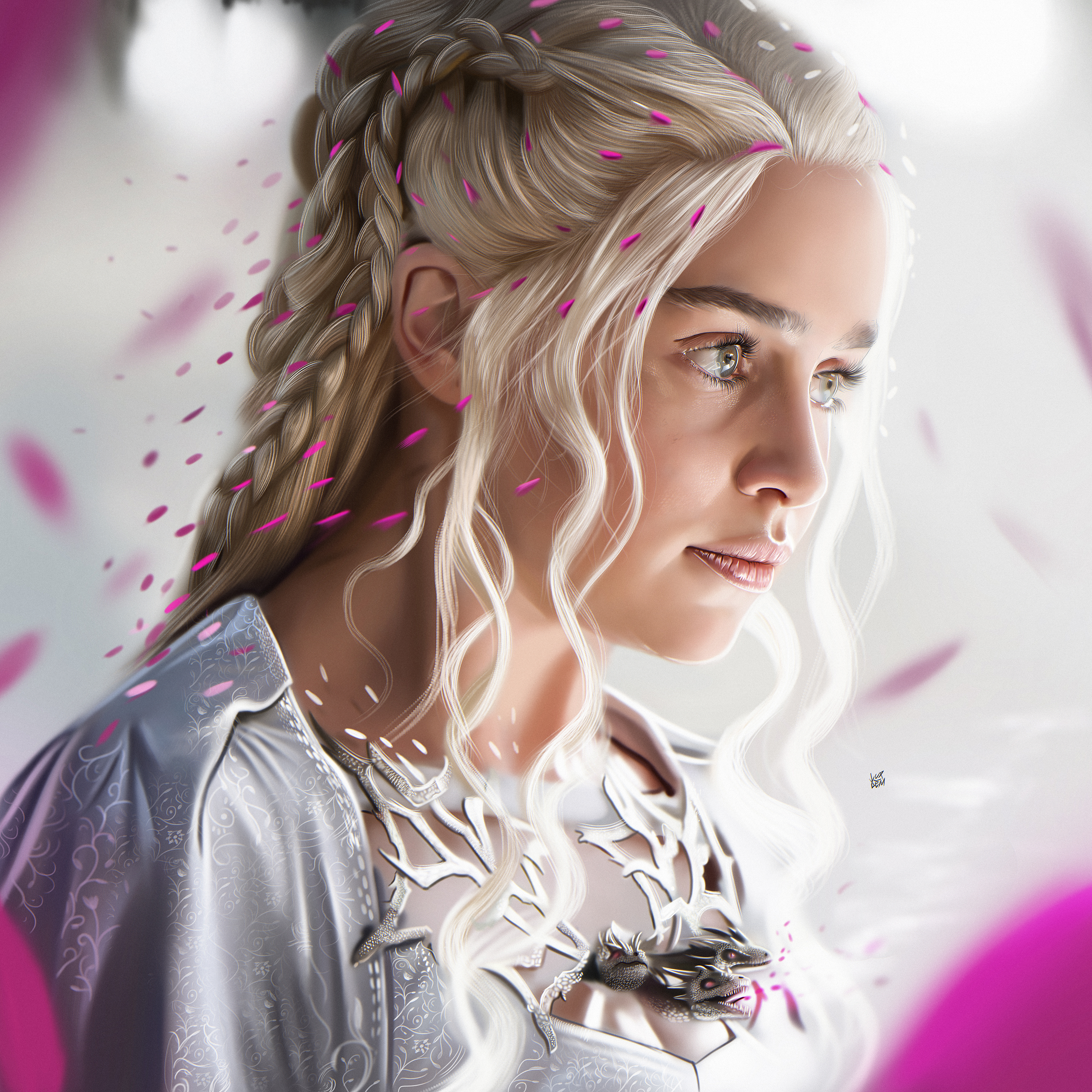 Emilia Clarke, Daenerys Targaryen, Game of Thrones, Porträt