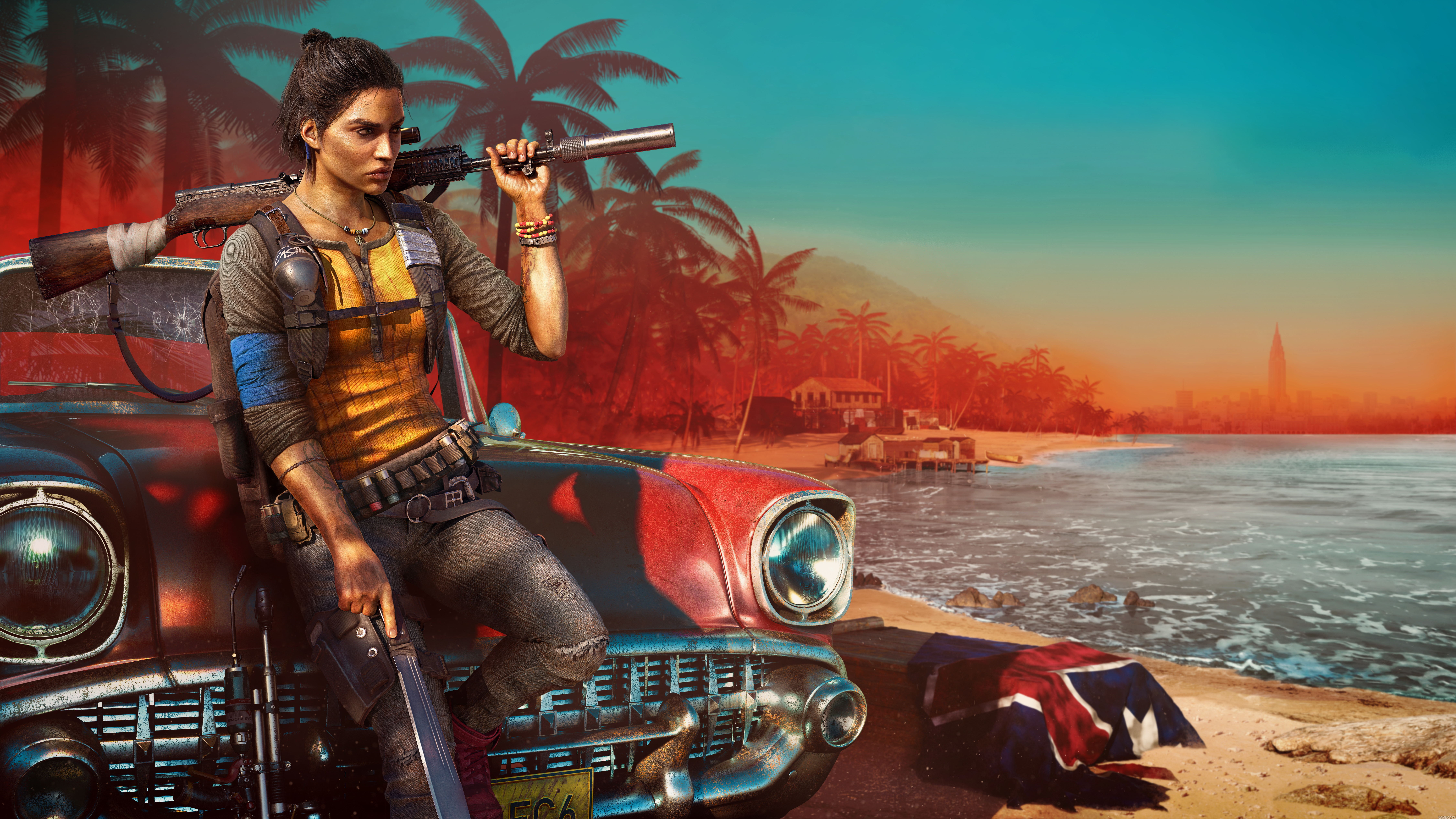 Far Cry 6, Clara Garcia, PC-Spiele, PlayStation 4, Amazon Luna, Xbox One, PlayStation 5, Xbox Series X und Series S, Spiele von 2021, 5K, 8K