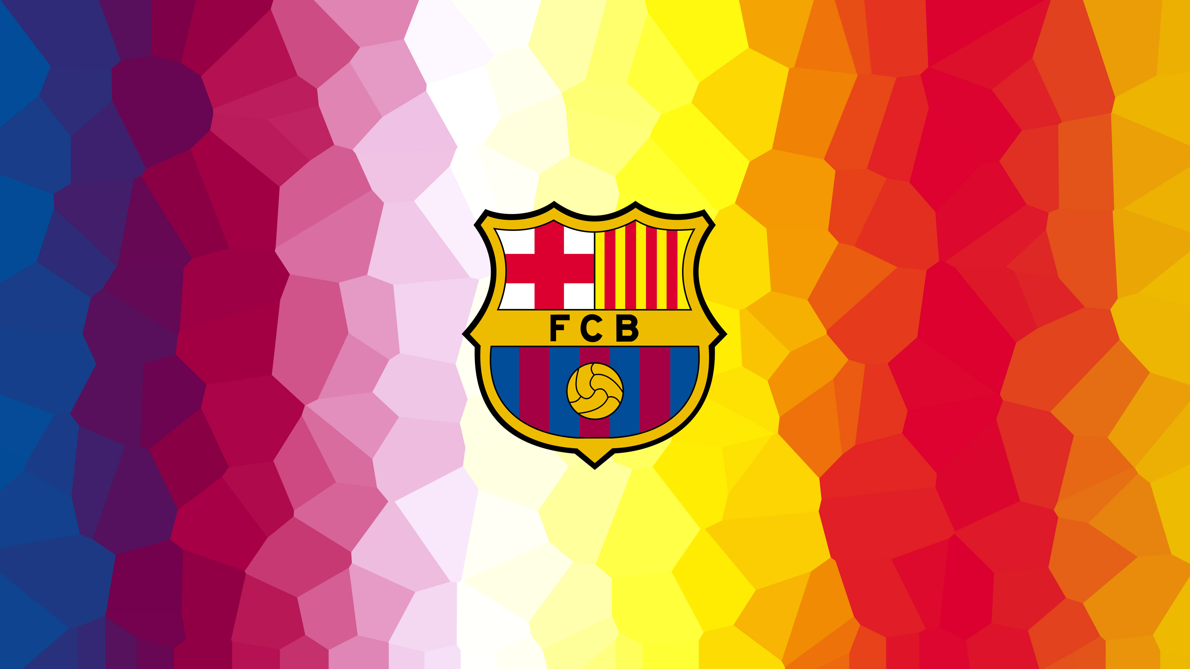 FC Barcelona, Mosaik, Farbverlauf abstrakt, FCB