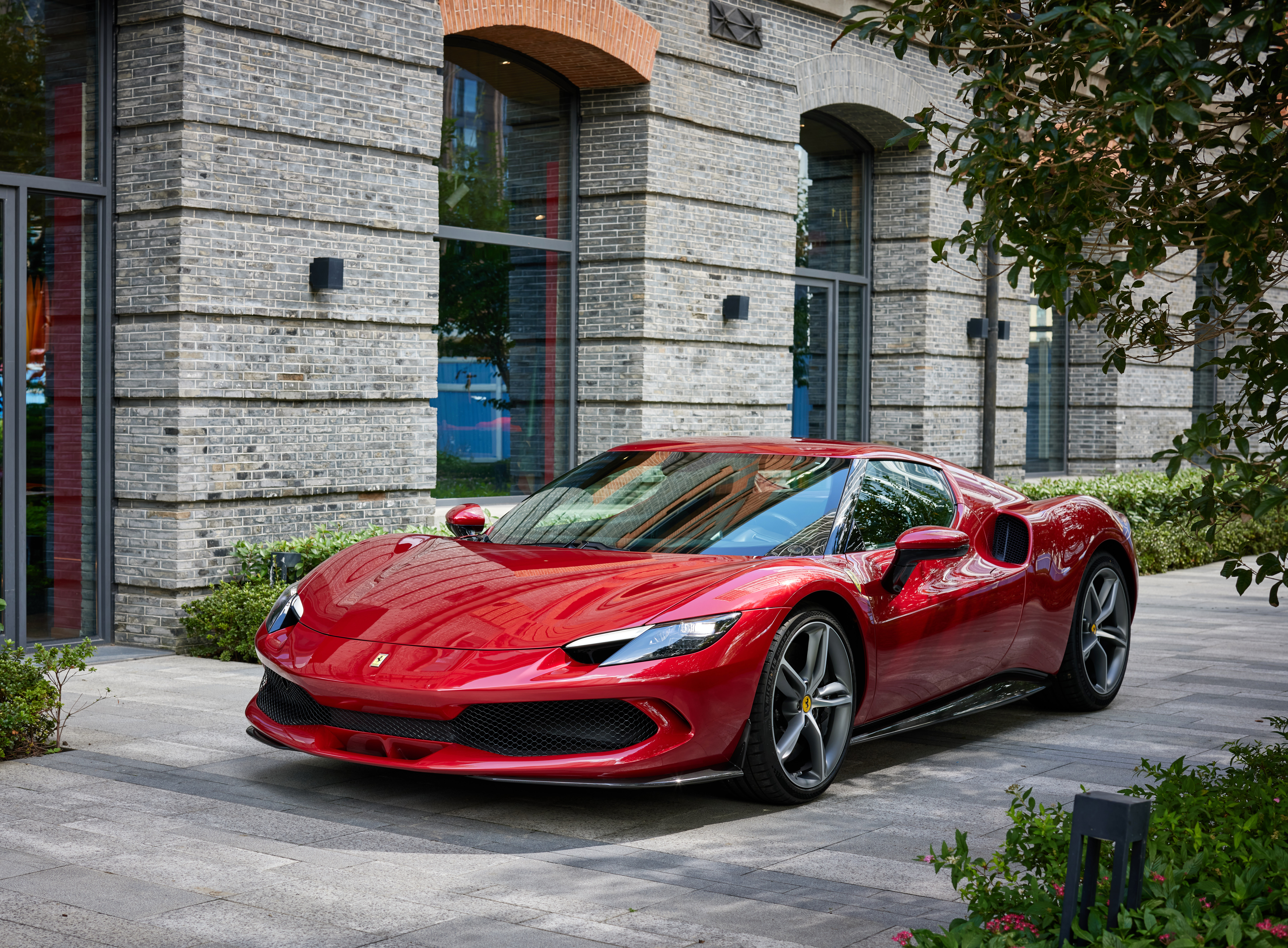 Ferrari 296 GTB, Plug-in-Hybrid, Hybrid-Sportwagen, 5K, 8K, 2022