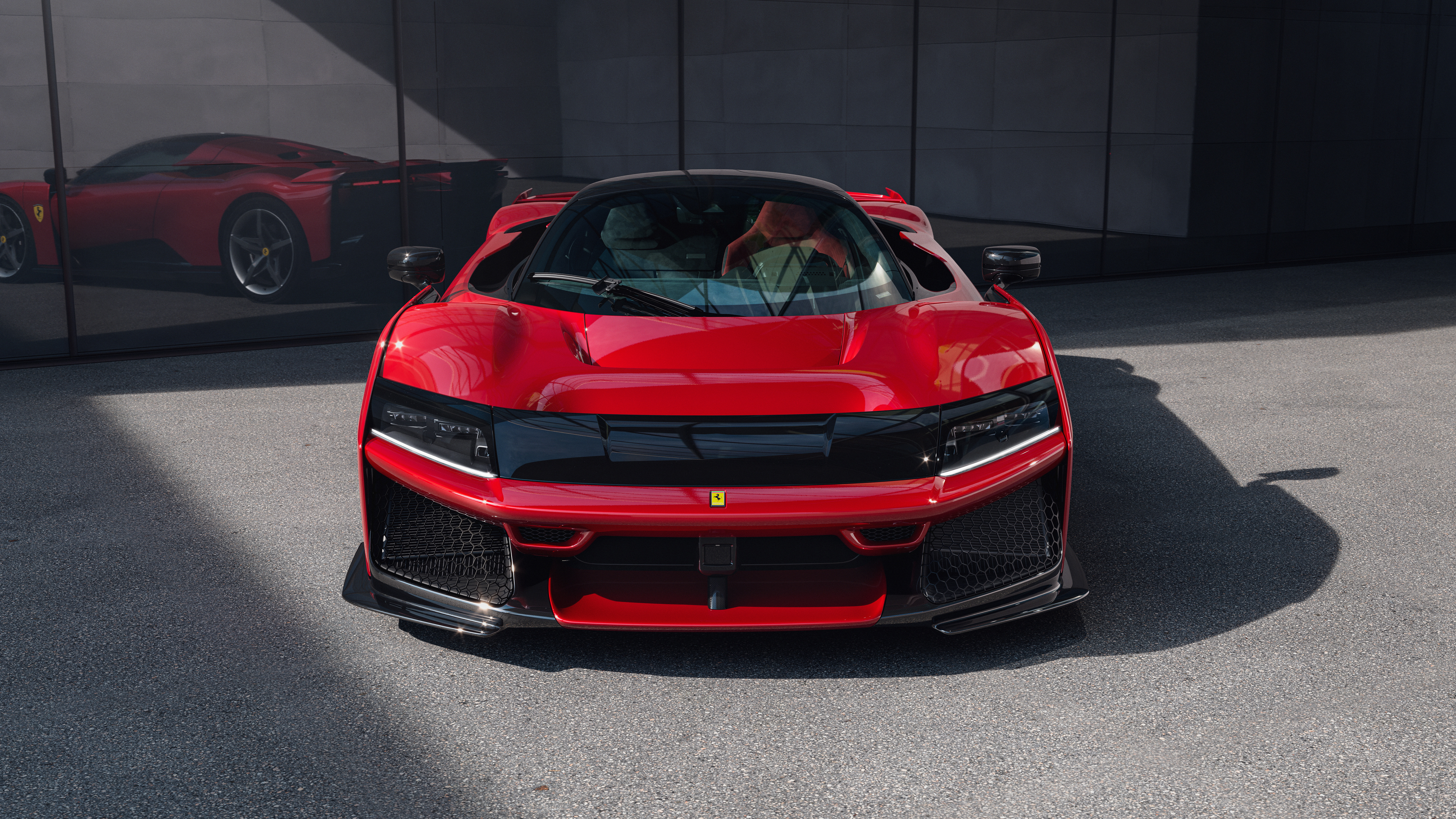 Ferrari F80, 8K, Hypercar, Rote Autos, 2025, 5K
