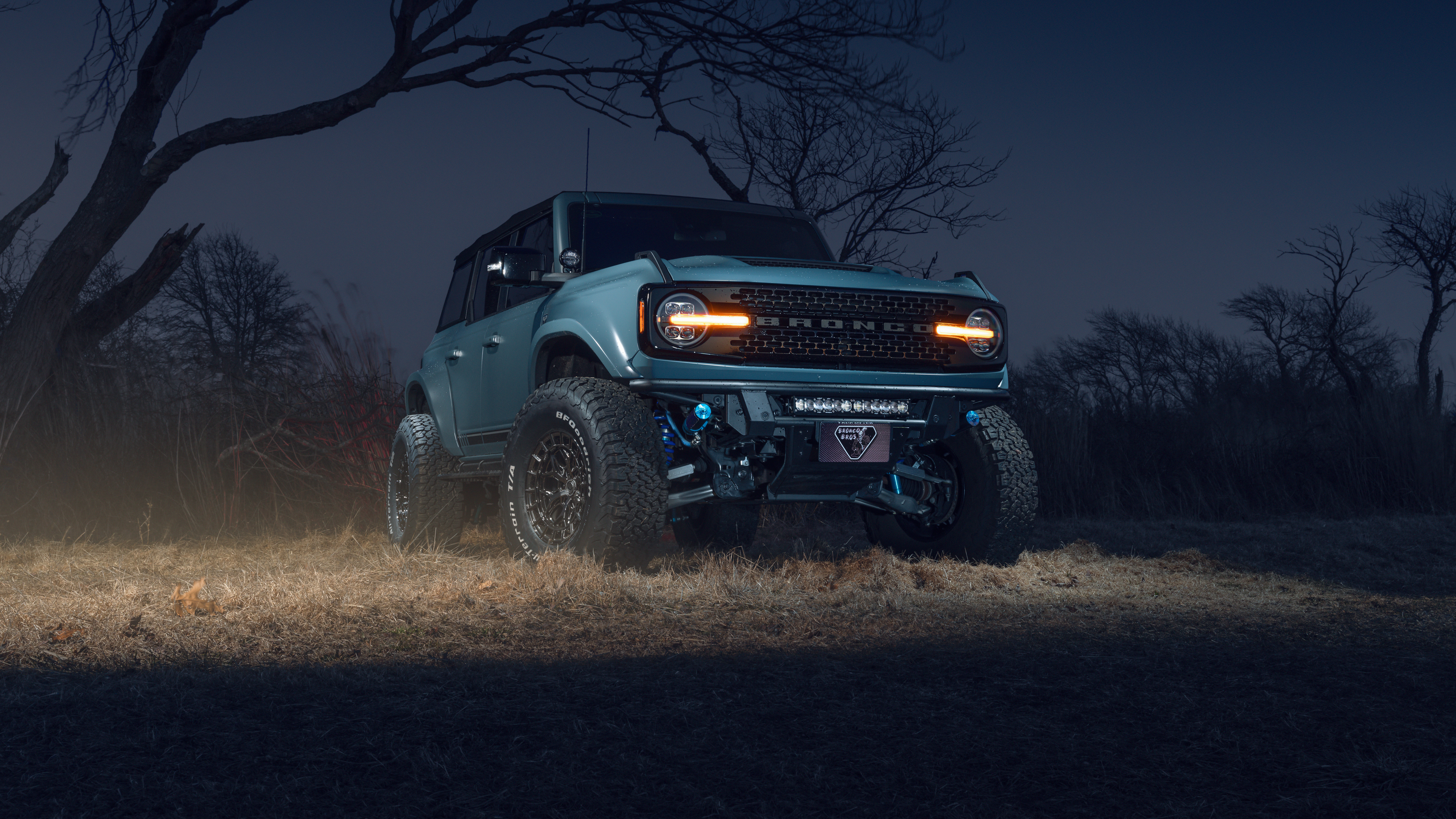 Ford Bronco, Nacht, Fotoshooting