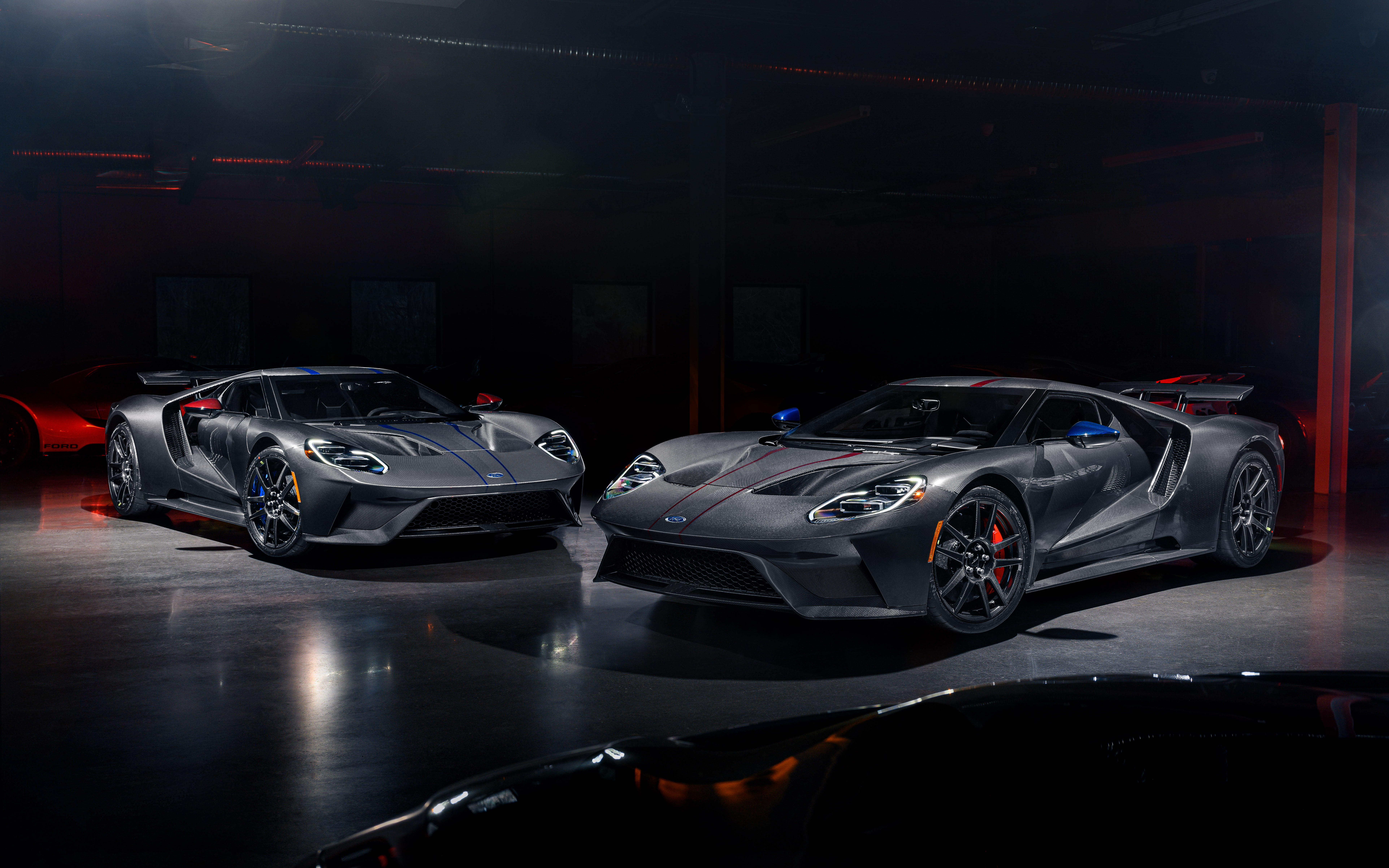 Ford GT, Kohlefaser, Supercars, 5K, 8K