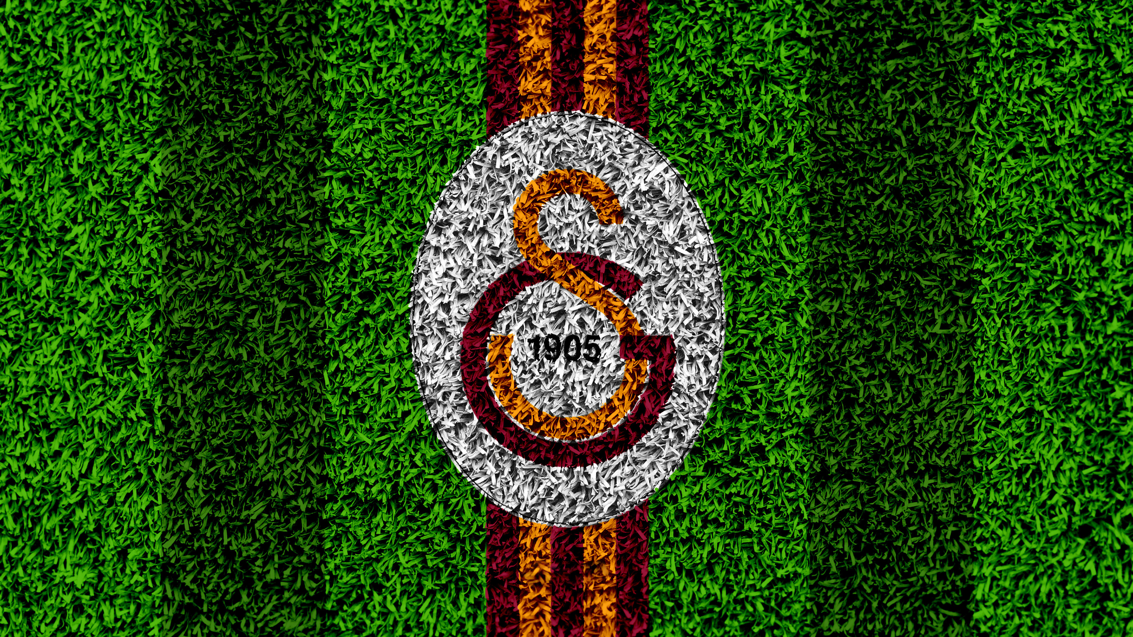 Galatasaray, Grüner Hintergrund, Fußballverein, UEFA Champions League