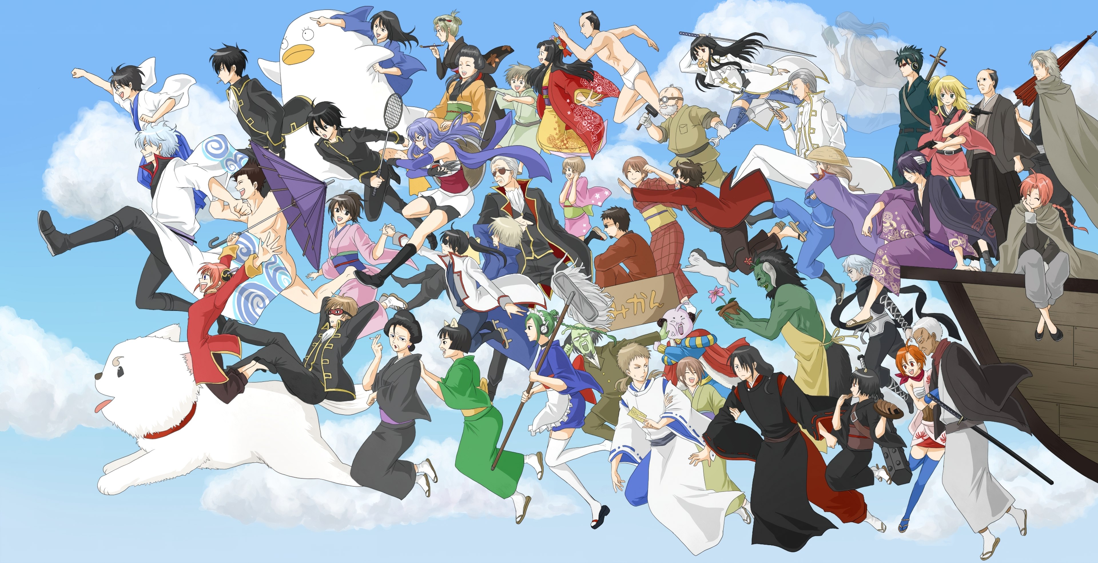 Gintama, Charakter-Artwork, Anime-Serie