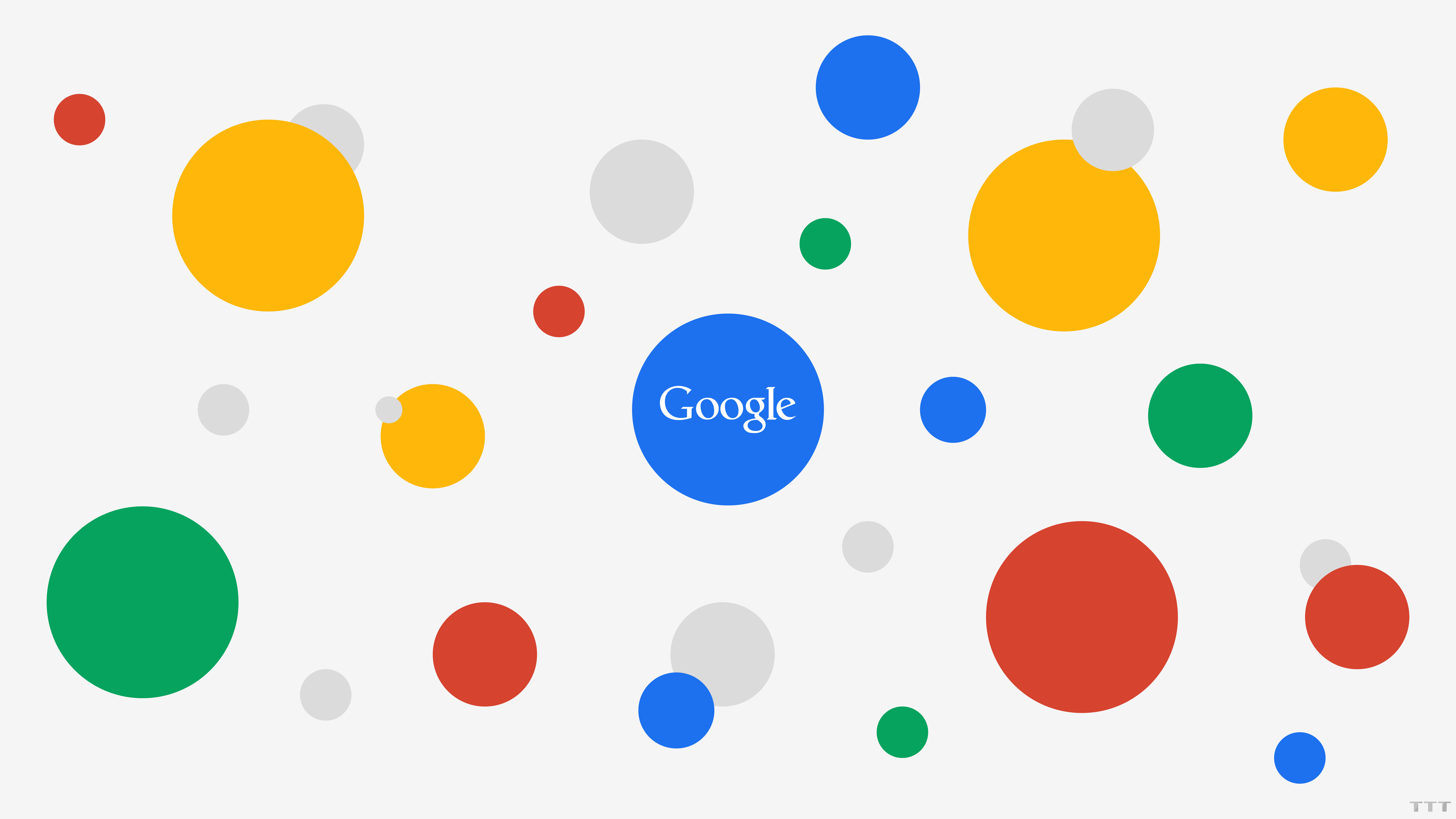 Google, Kreise, Mehrfarbig, Farbenfroh, Weißer Hintergrund, 5K, 8K