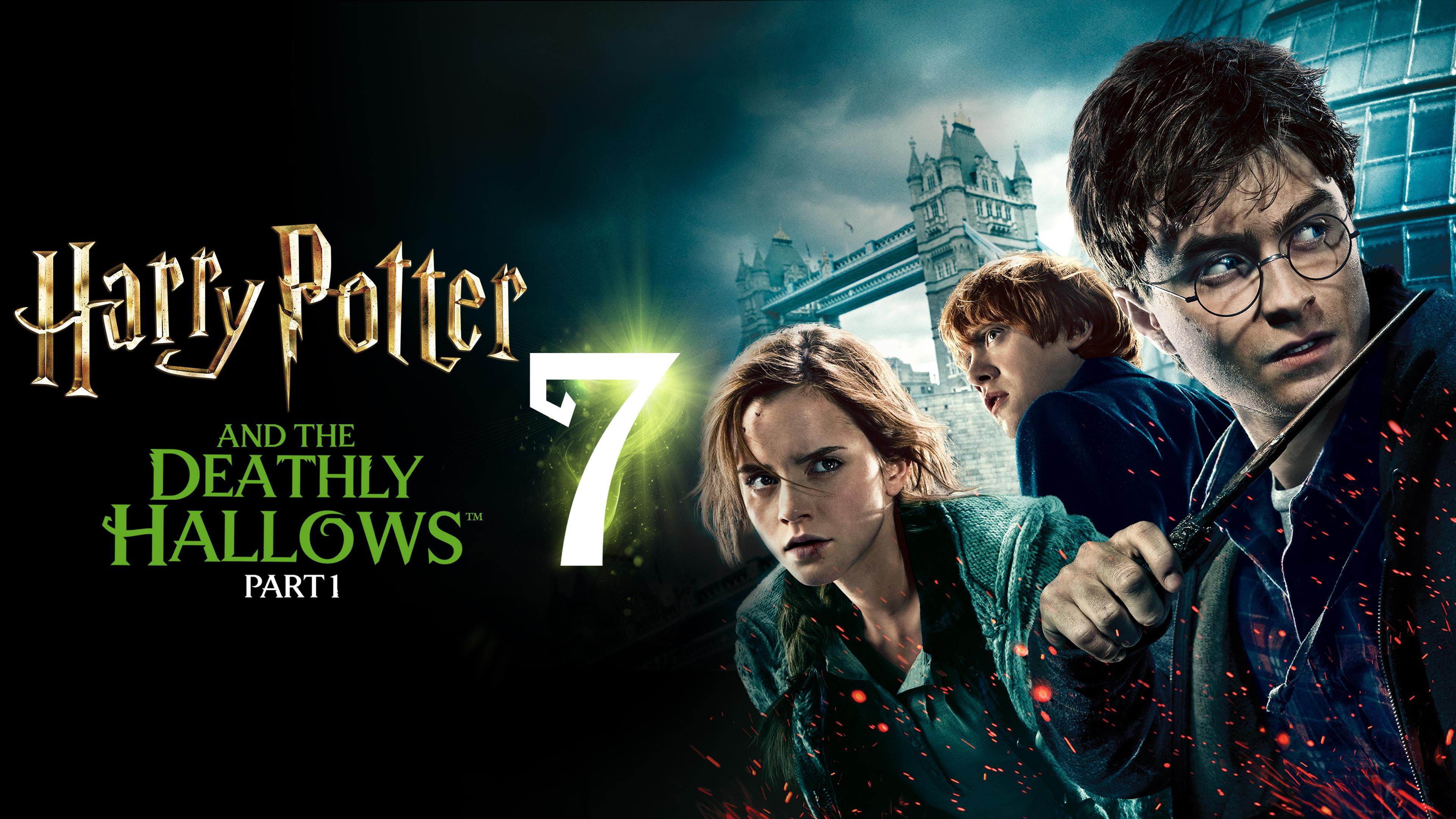 Harry Potter und die Heiligtümer des Todes – Teil 1, Poster, Daniel Radcliffe als Harry Potter, Emma Watson als Hermine Granger, Ron Weasley