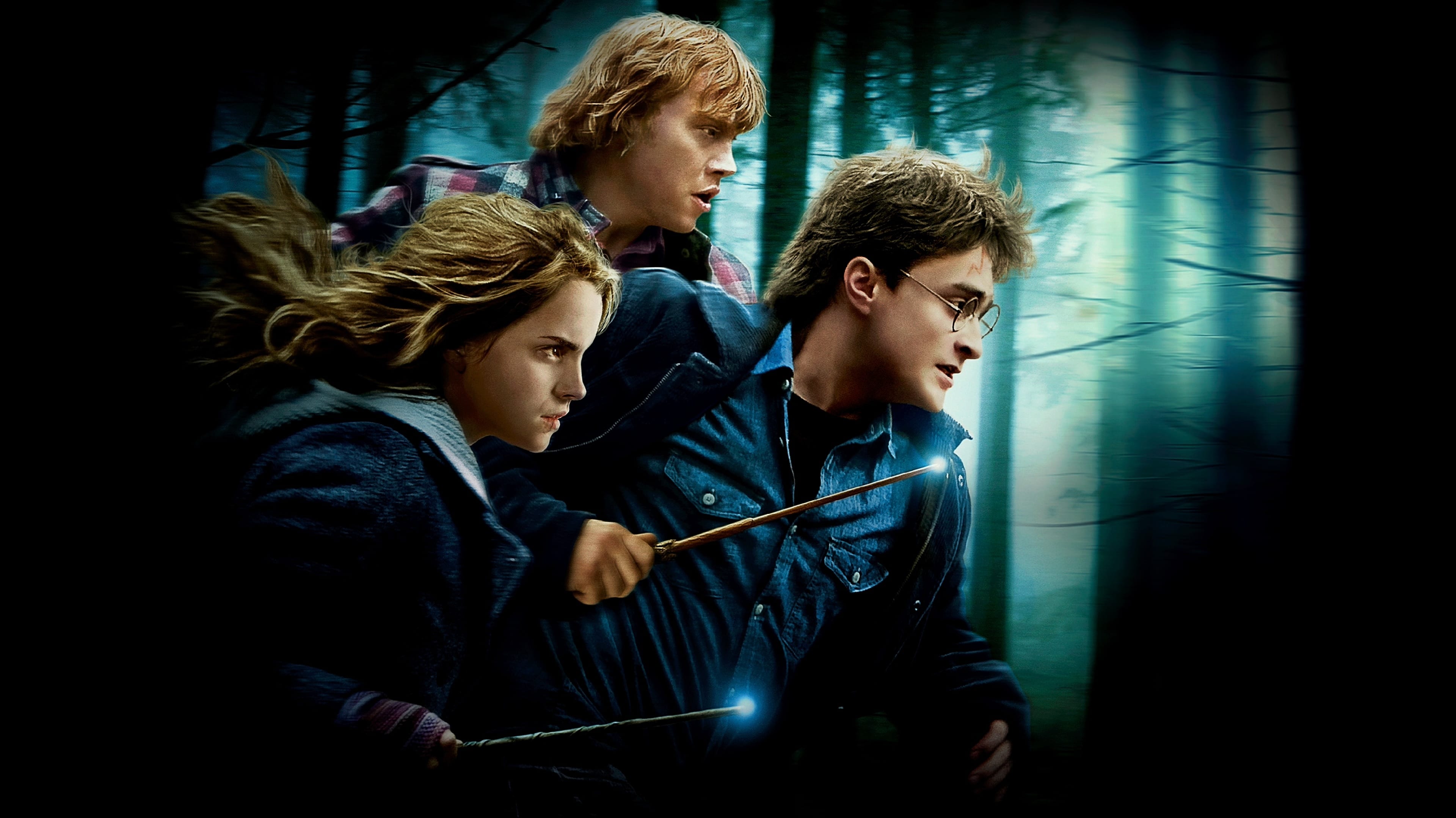 Harry Potter und die Heiligtümer des Todes Teil 1, Daniel Radcliffe als Harry Potter, Emma Watson als Hermine Granger, Ron Weasley