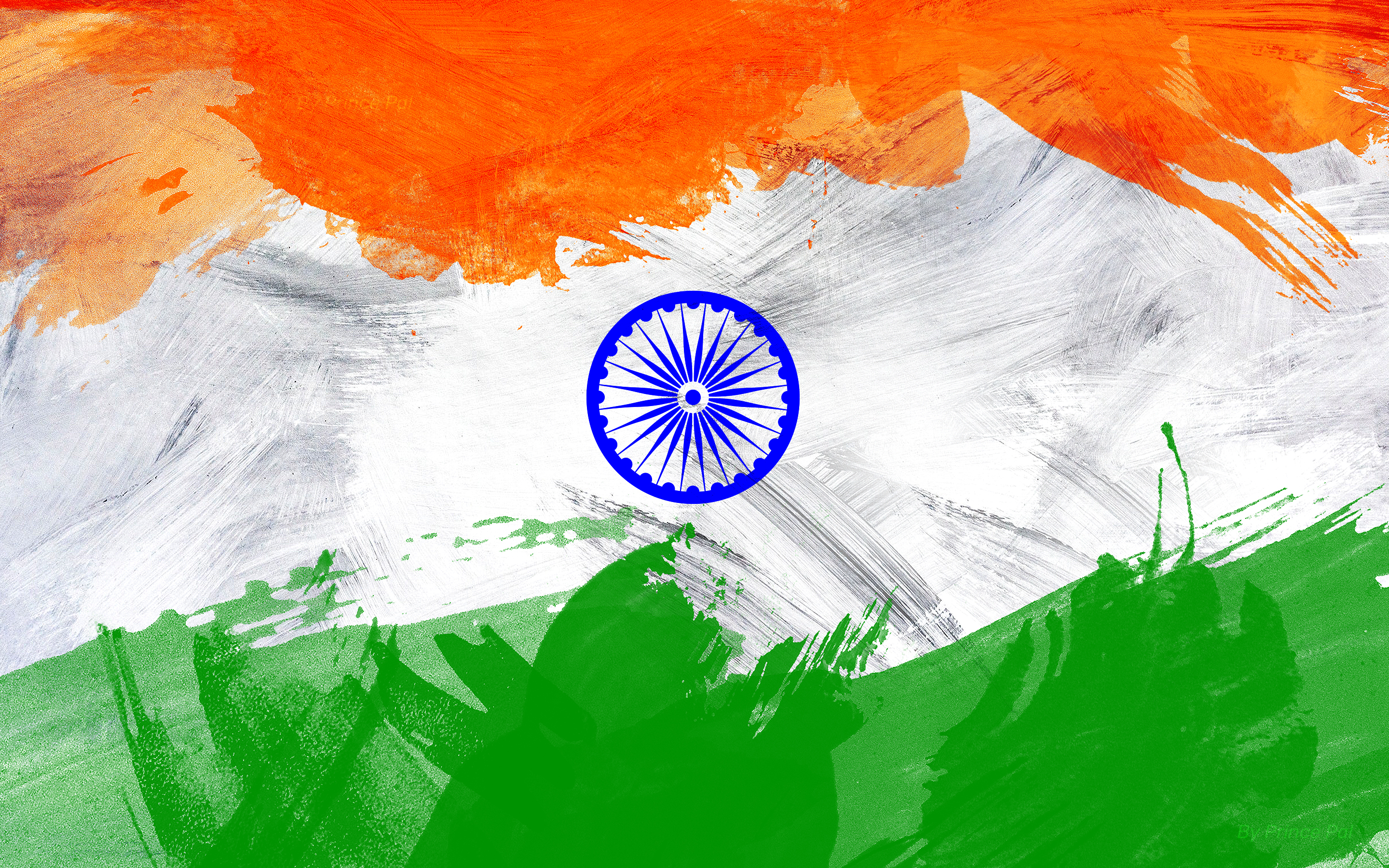 Indische Flagge, Nationalflagge, Trikolore, Flagge Indiens