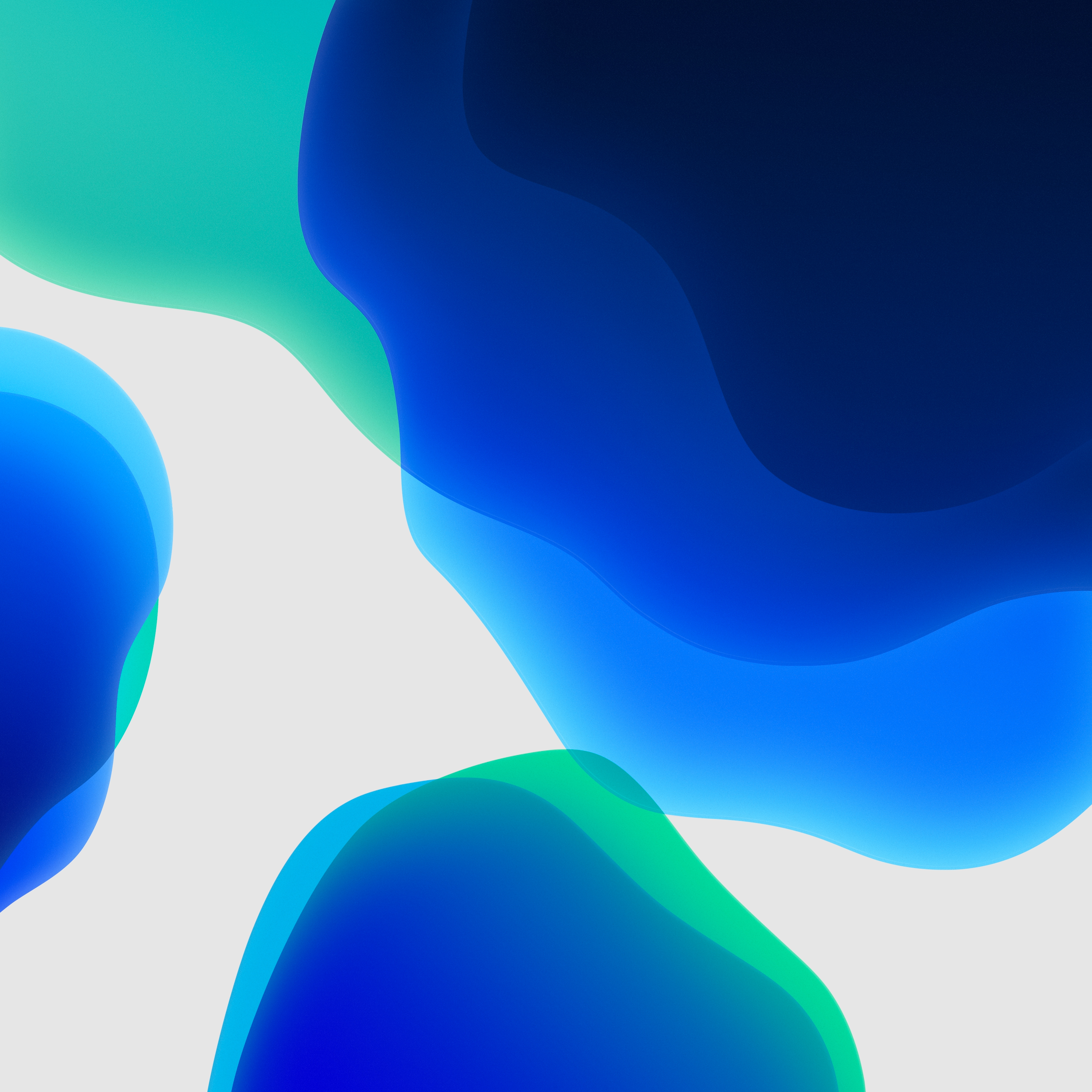 iPadOS, Blau, Stock, Weißer Hintergrund, iOS 13