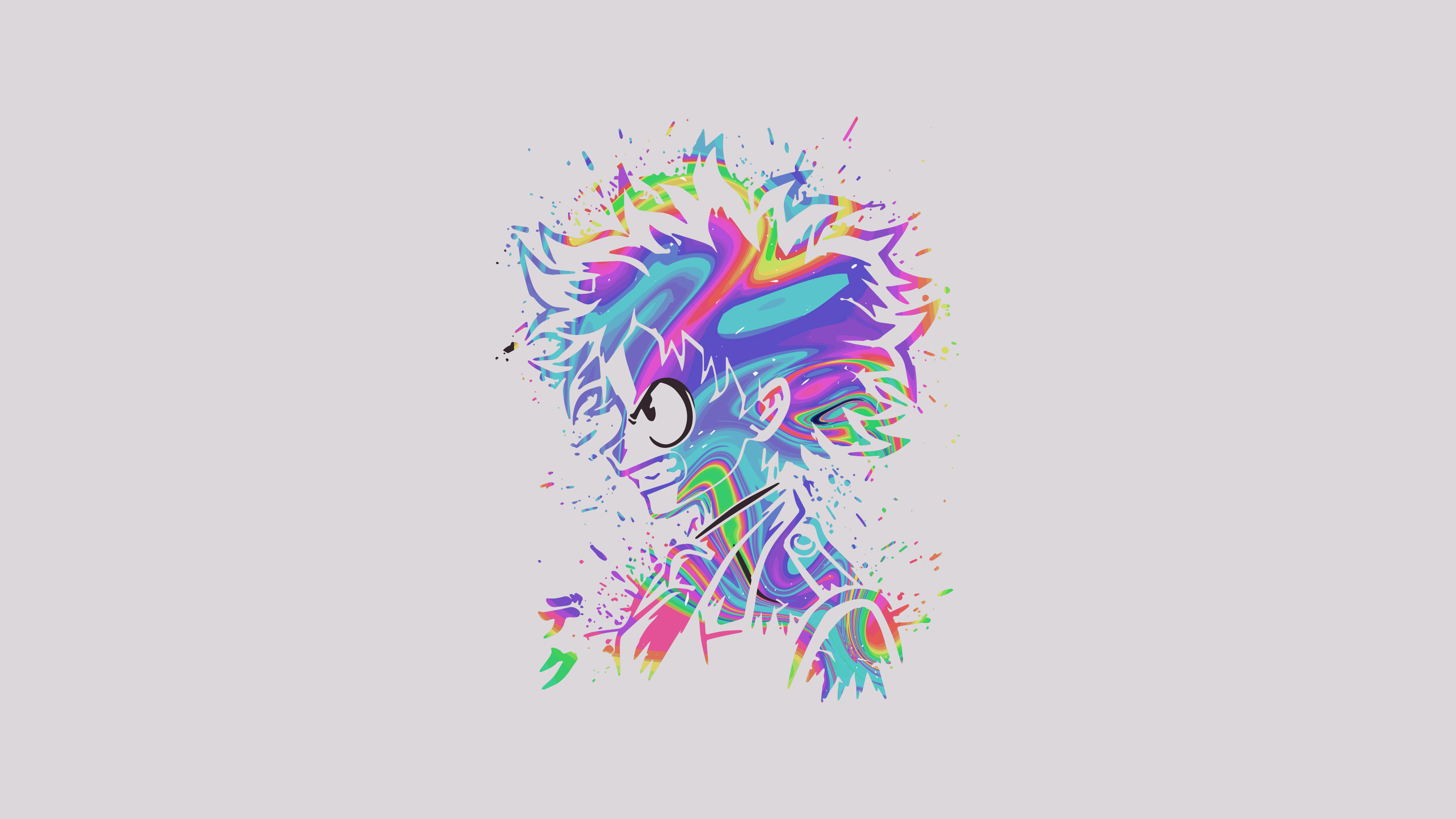Izuku Midoriya, 5K, My Hero Academia, Weißer Hintergrund