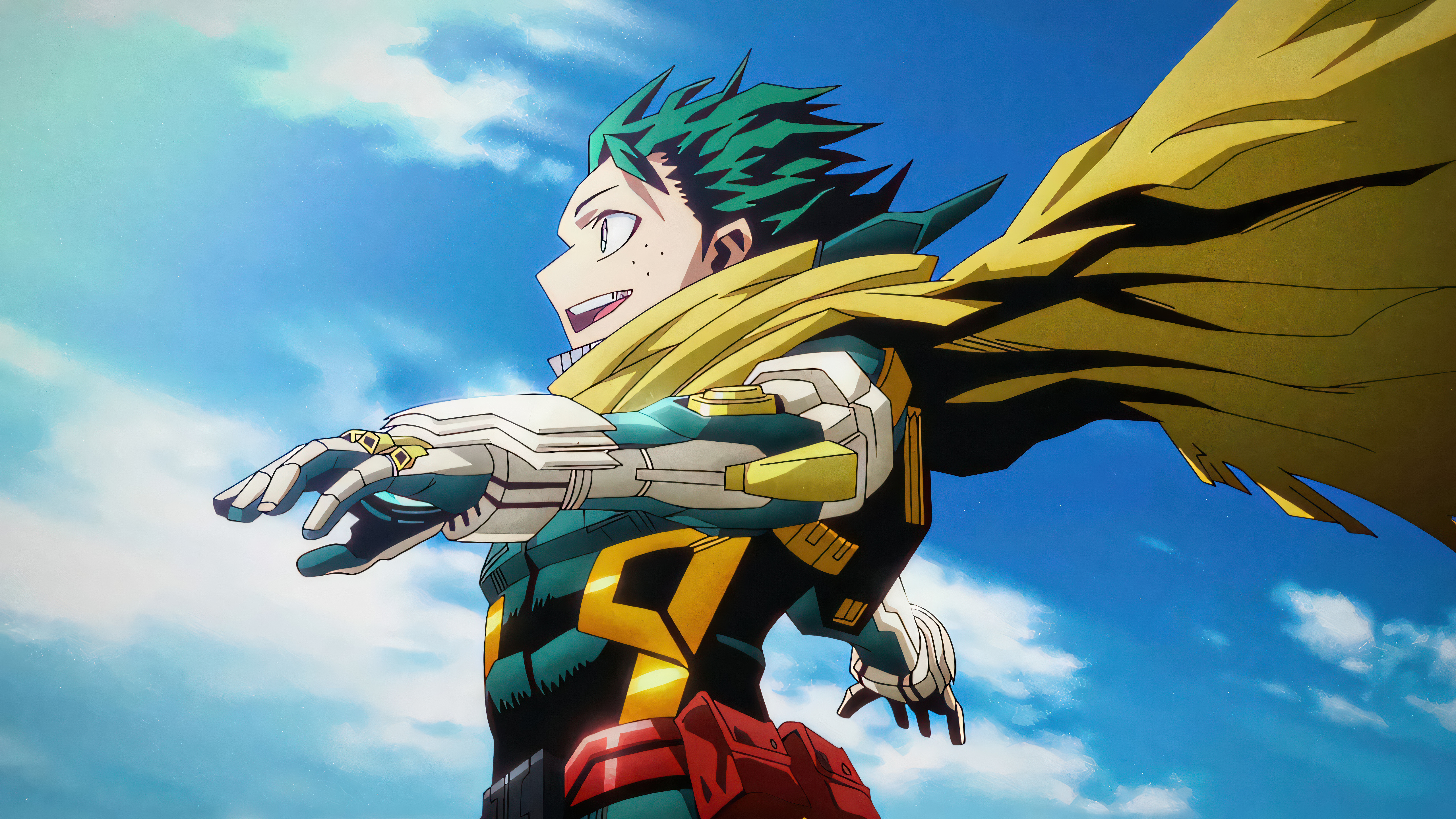 Izuku Midoriya, Rüstung, My Hero Academia, Letzte Staffel, 5K, Deku