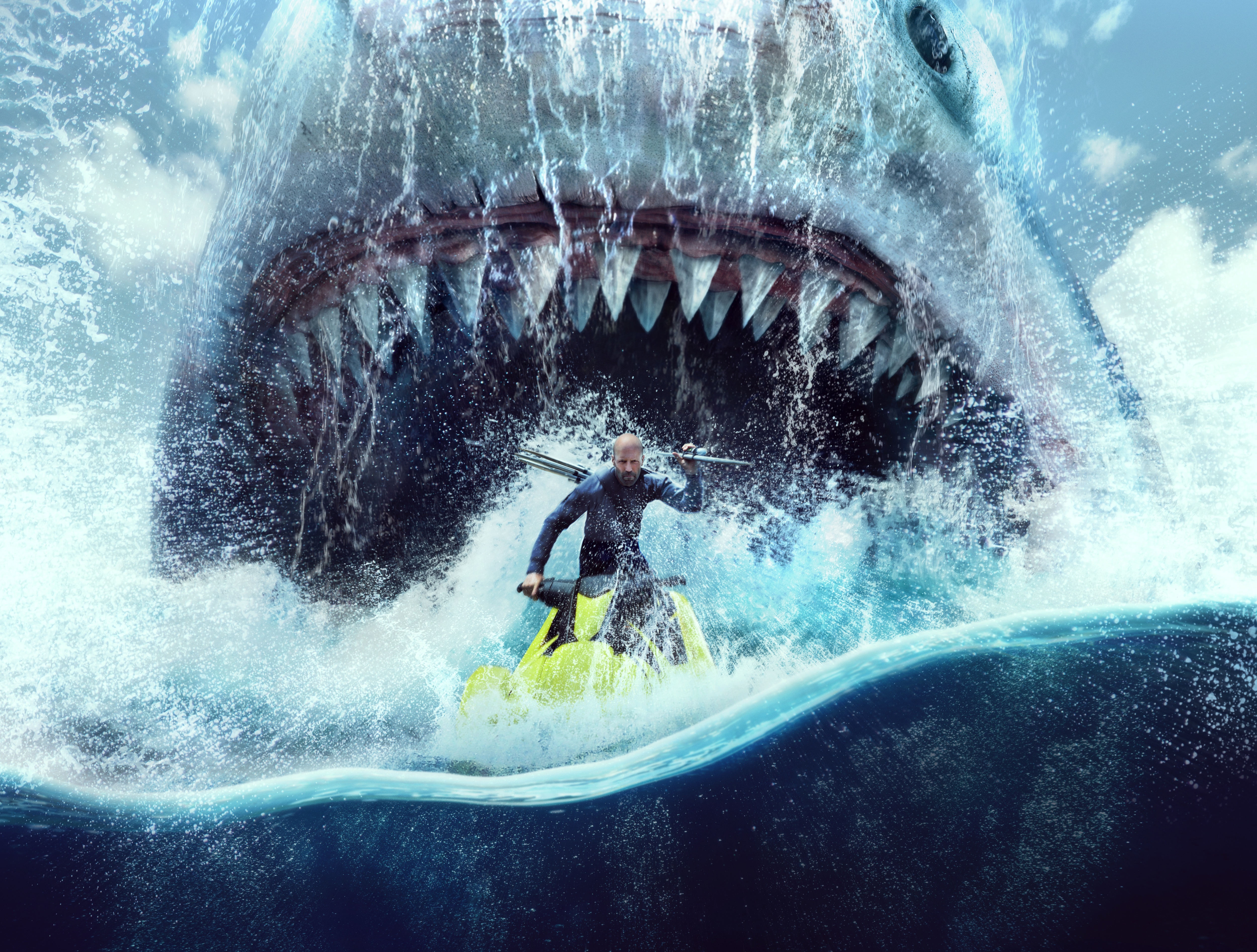 Jason Statham, Meg 2: The Trench, 5K, Filme 2023