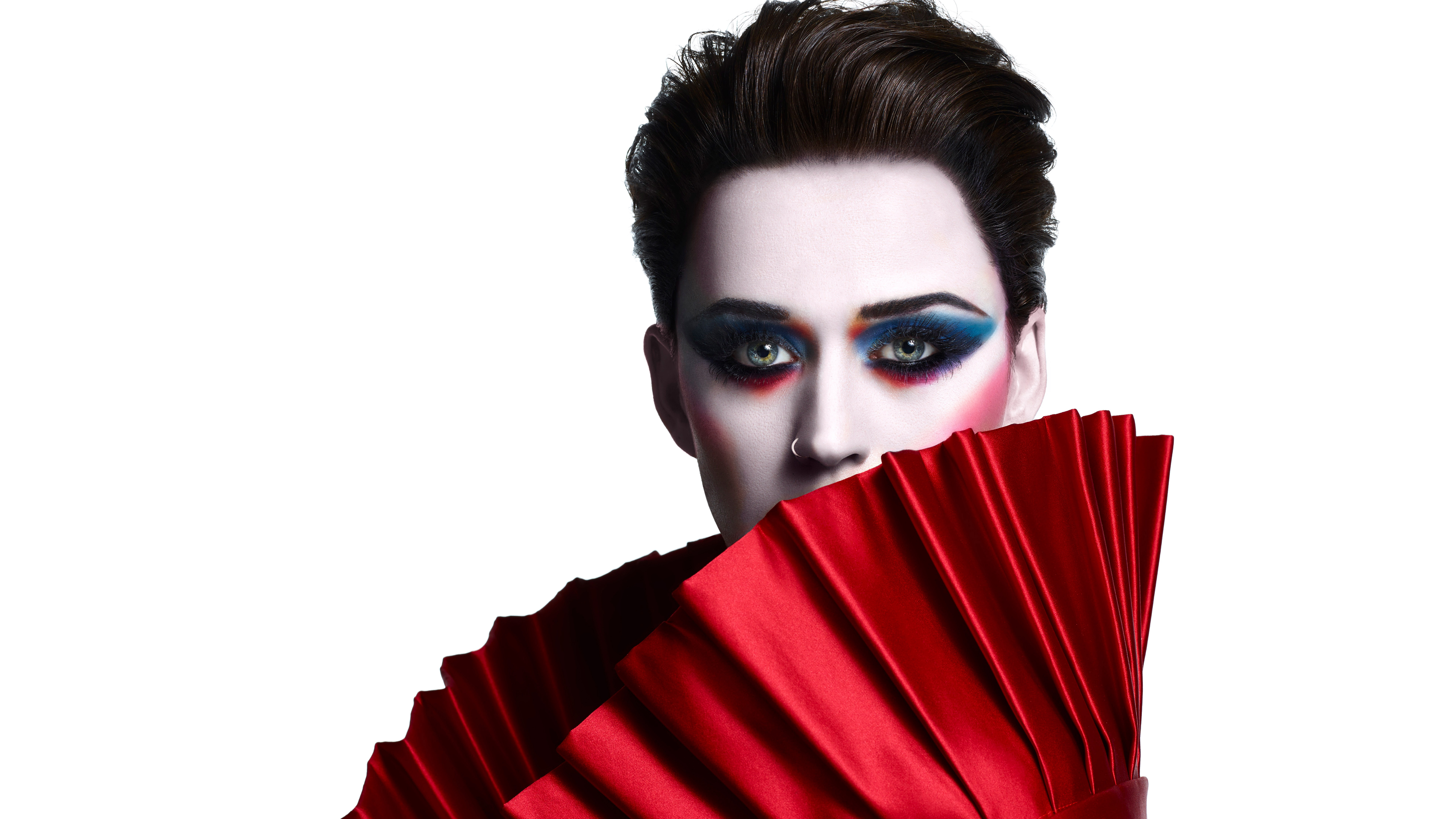 Katy Perry, Witness, 8K, amerikanische Sängerin, Weißer Hintergrund, 5K