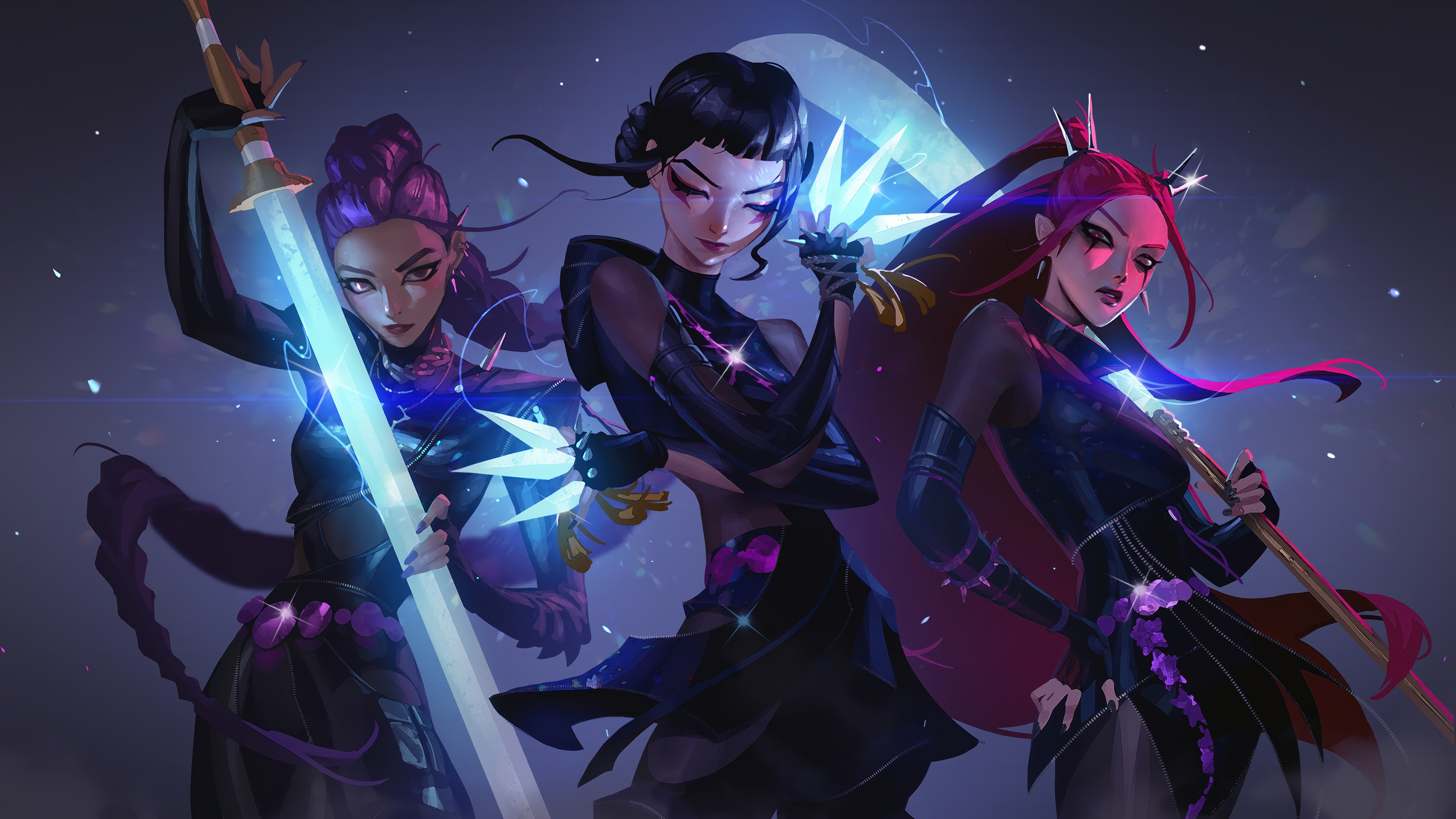 KPop Demon Hunters, Mädchen, Huntrix, Rumi (Huntrix), Mira (Huntrix), Zoey (Huntrix)