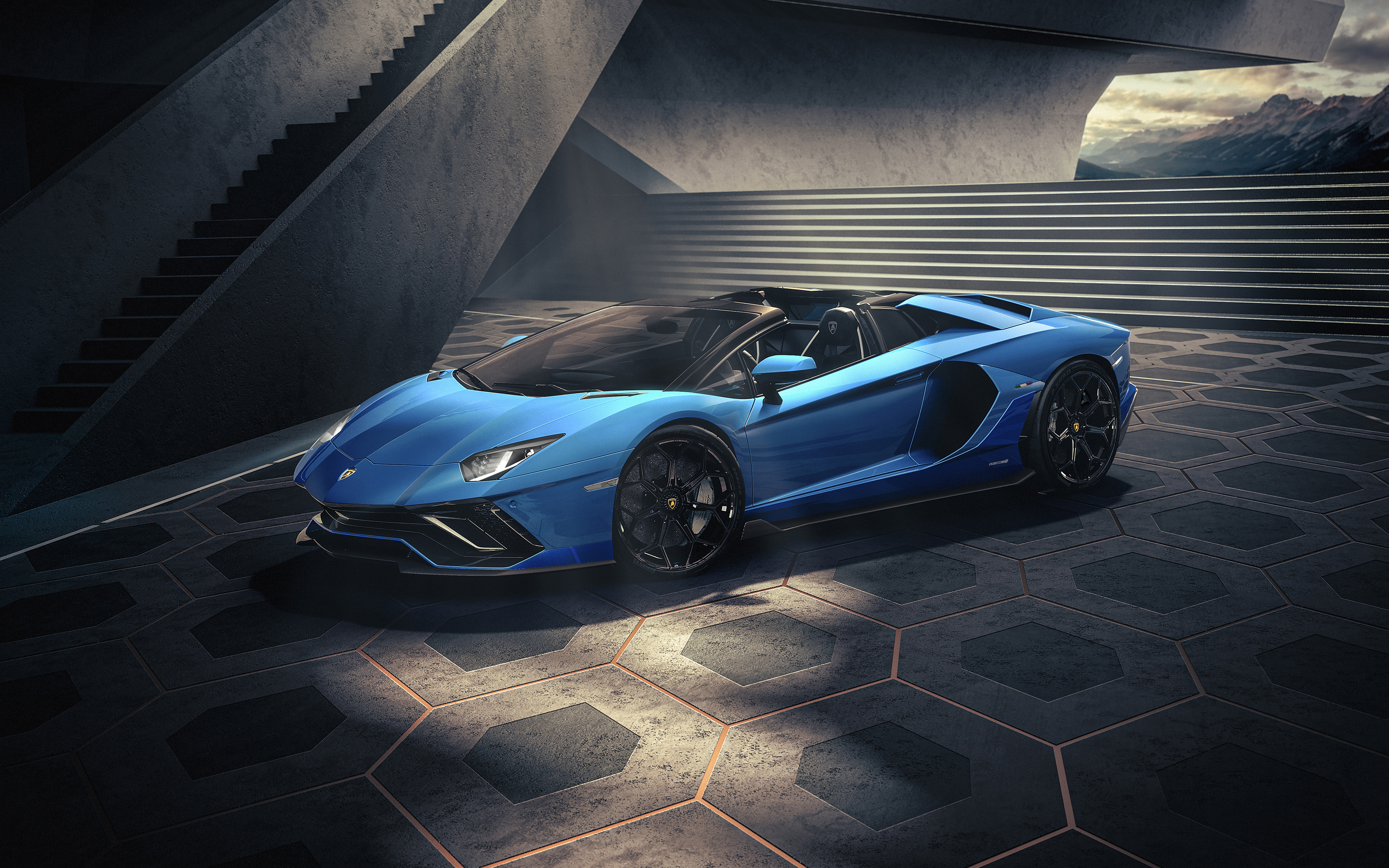 Lamborghini Aventador LP 780-4 Ultimae Roadster, Supersportwagen, 2021, 5K