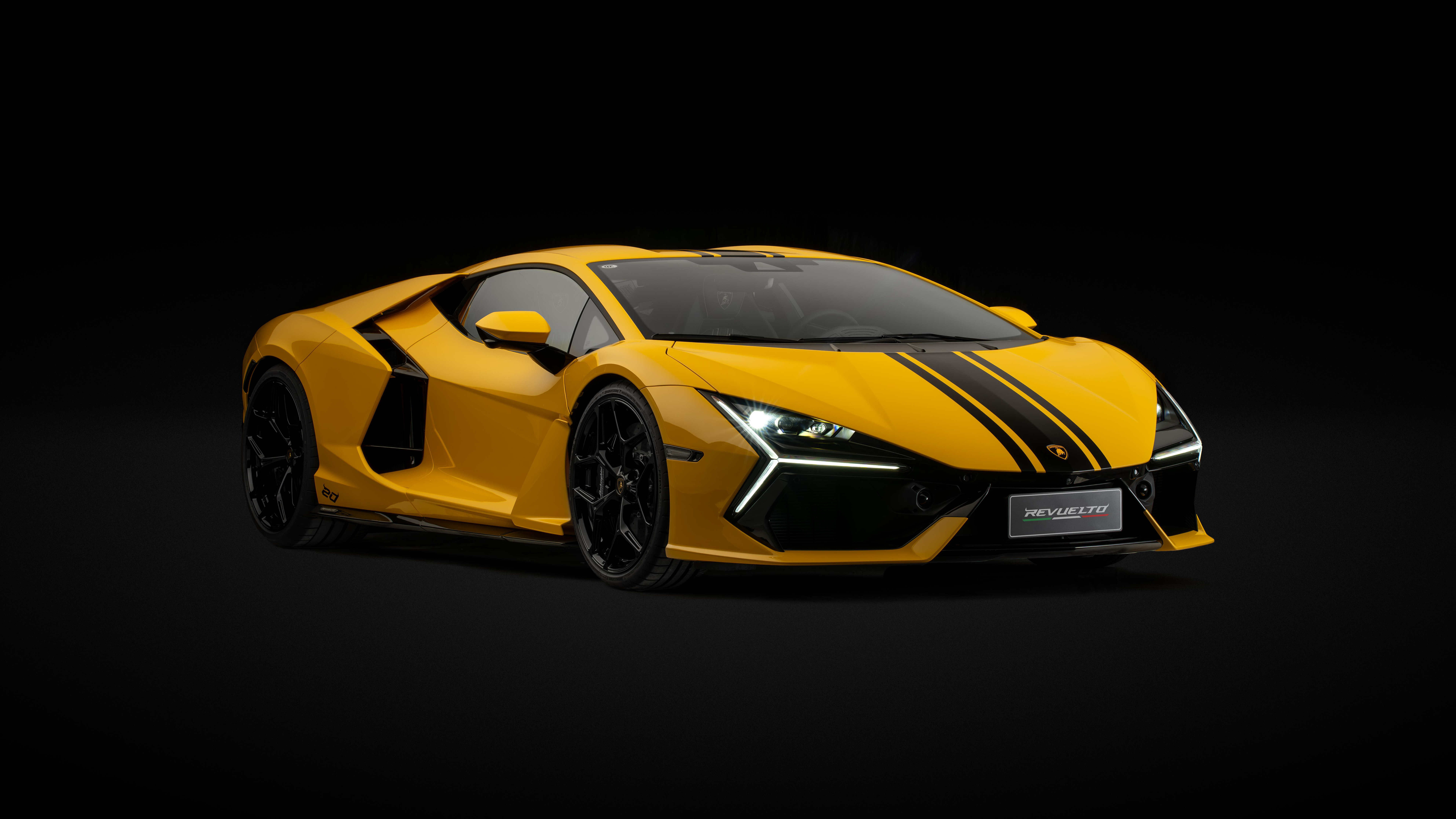 Lamborghini Revuelto, 20. Jubiläum, 5K, 8K, Dunkler Hintergrund