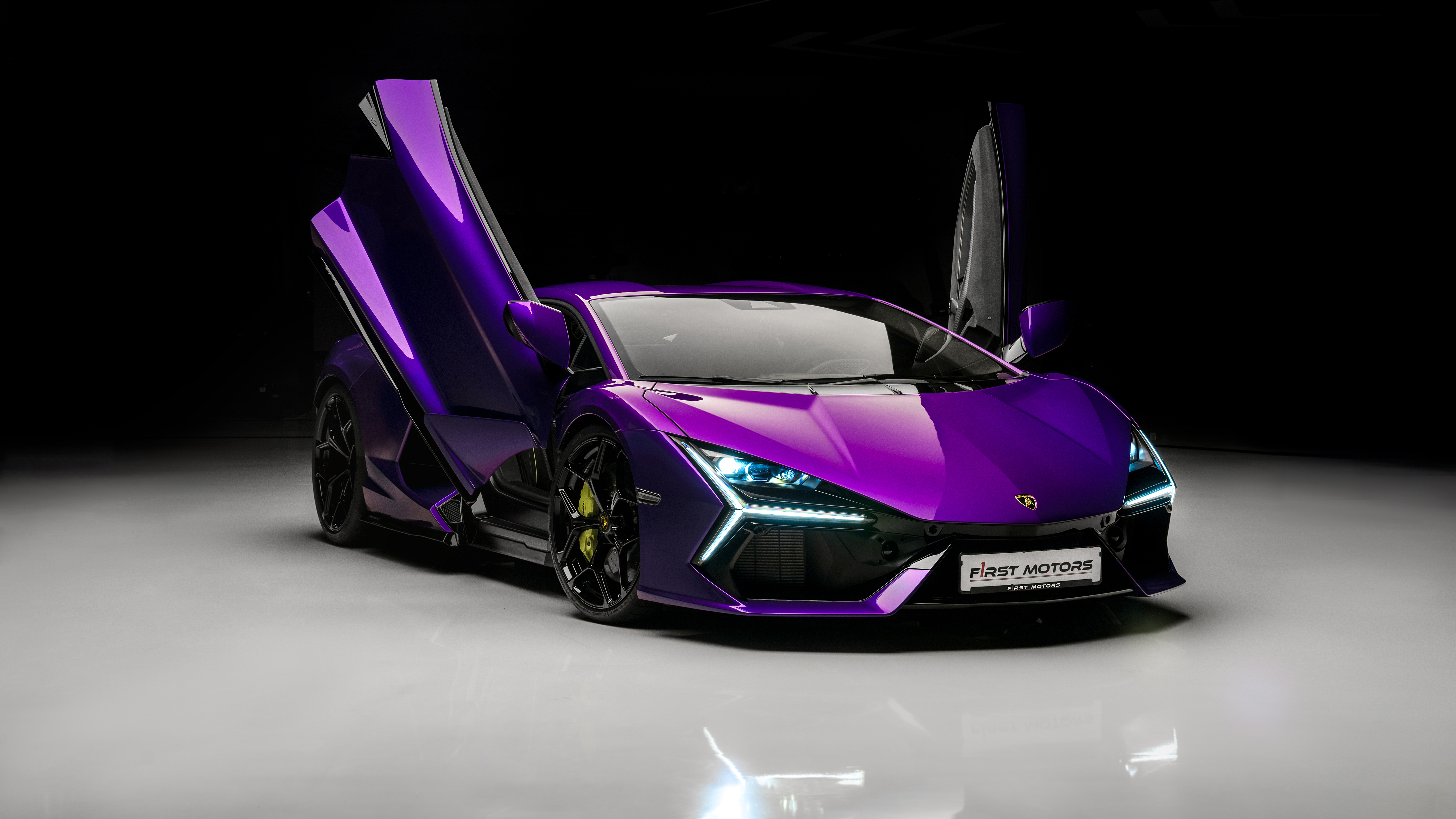 Lamborghini Revuelto, Lila Ästhetik, 5K, 8K