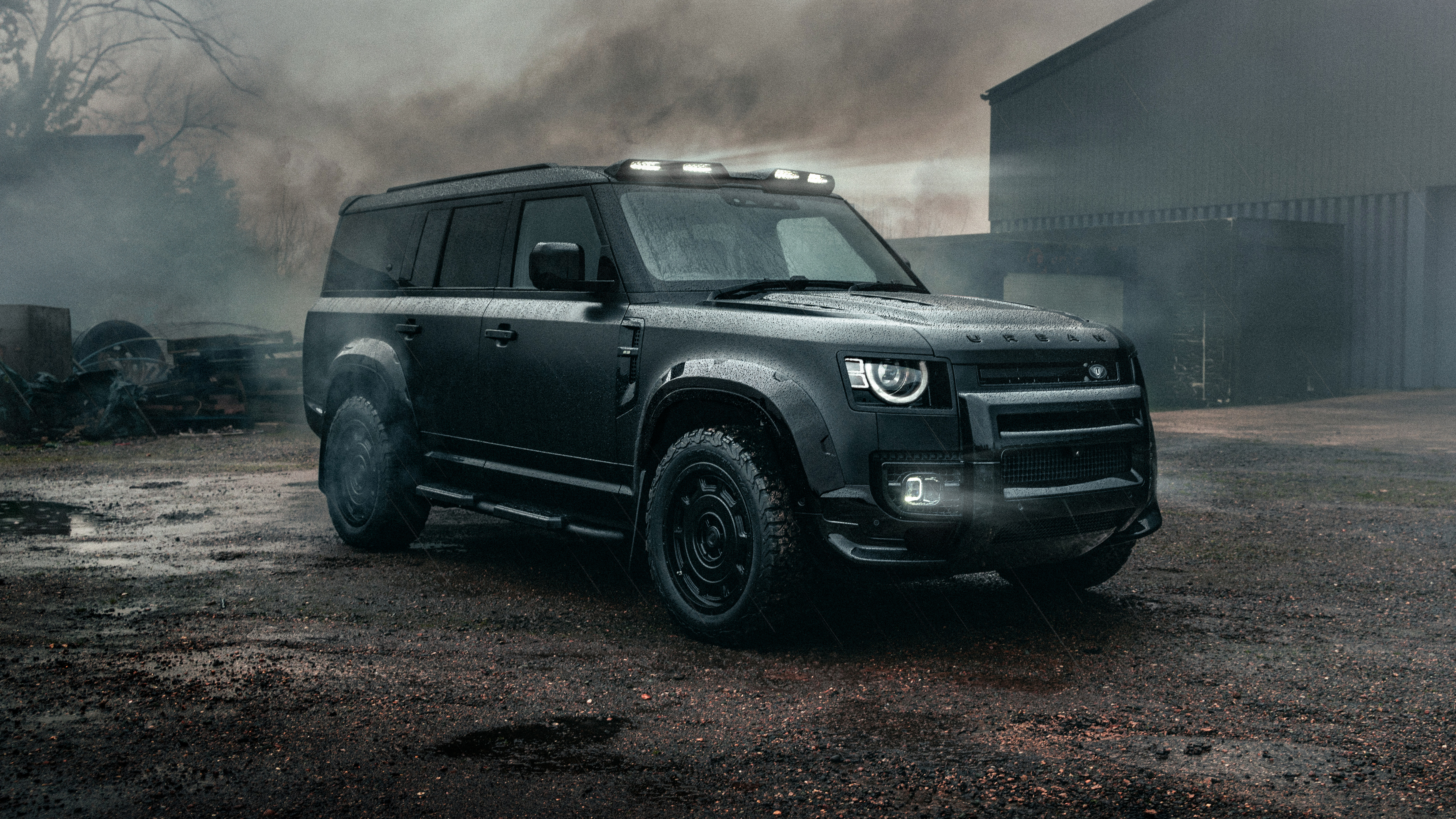 Land Rover Defender, Urban Automotive, 2024, 5K, schwarze Autos